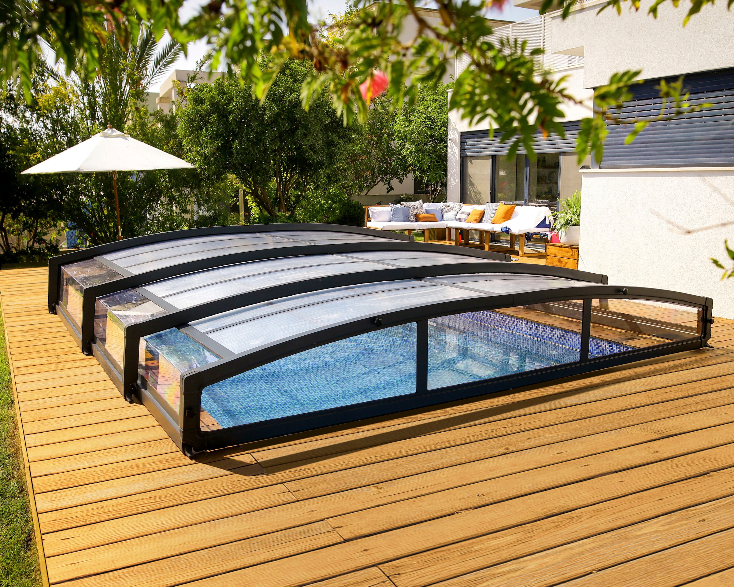 Palram - Canopia Poolverdeck »Palram - Canopia Poolüberdachung Majorca«, für rechteckige Pools bis zu 4 x 6 m geeignet