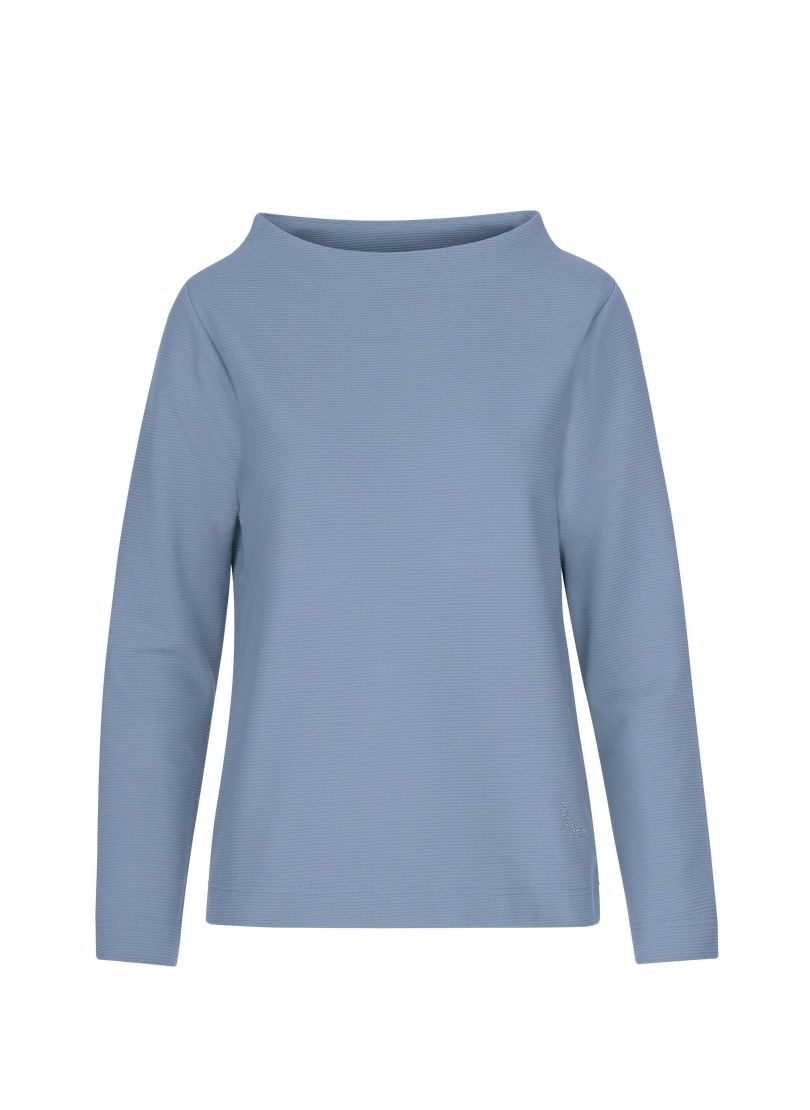 Trigema Sweatshirt »TRIGEMA Stehkragen Pullover mit Kristallsteinen«
