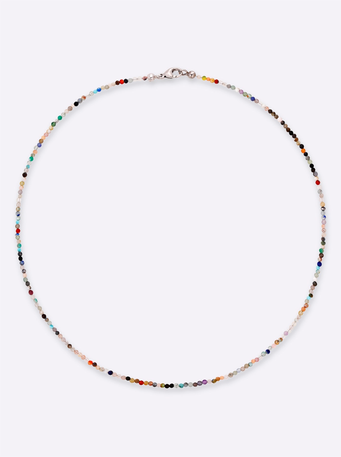Lady Collier Necklace Silver 2