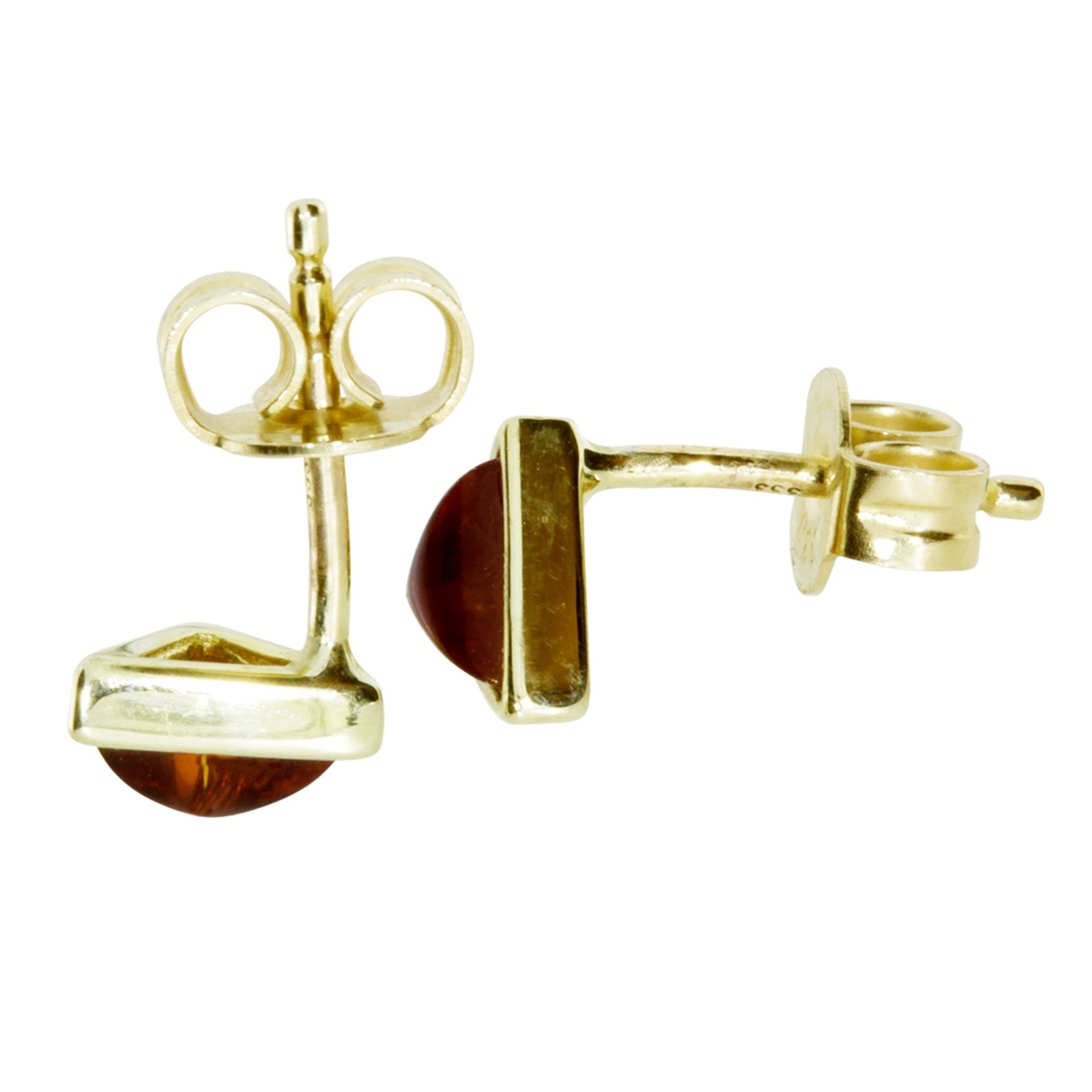 OSTSEE-SCHMUCK Paar Ohrstecker »Ostsee-Schmuck Ohrstecker Classic 5x5x5 mm«, (2 tlg.)