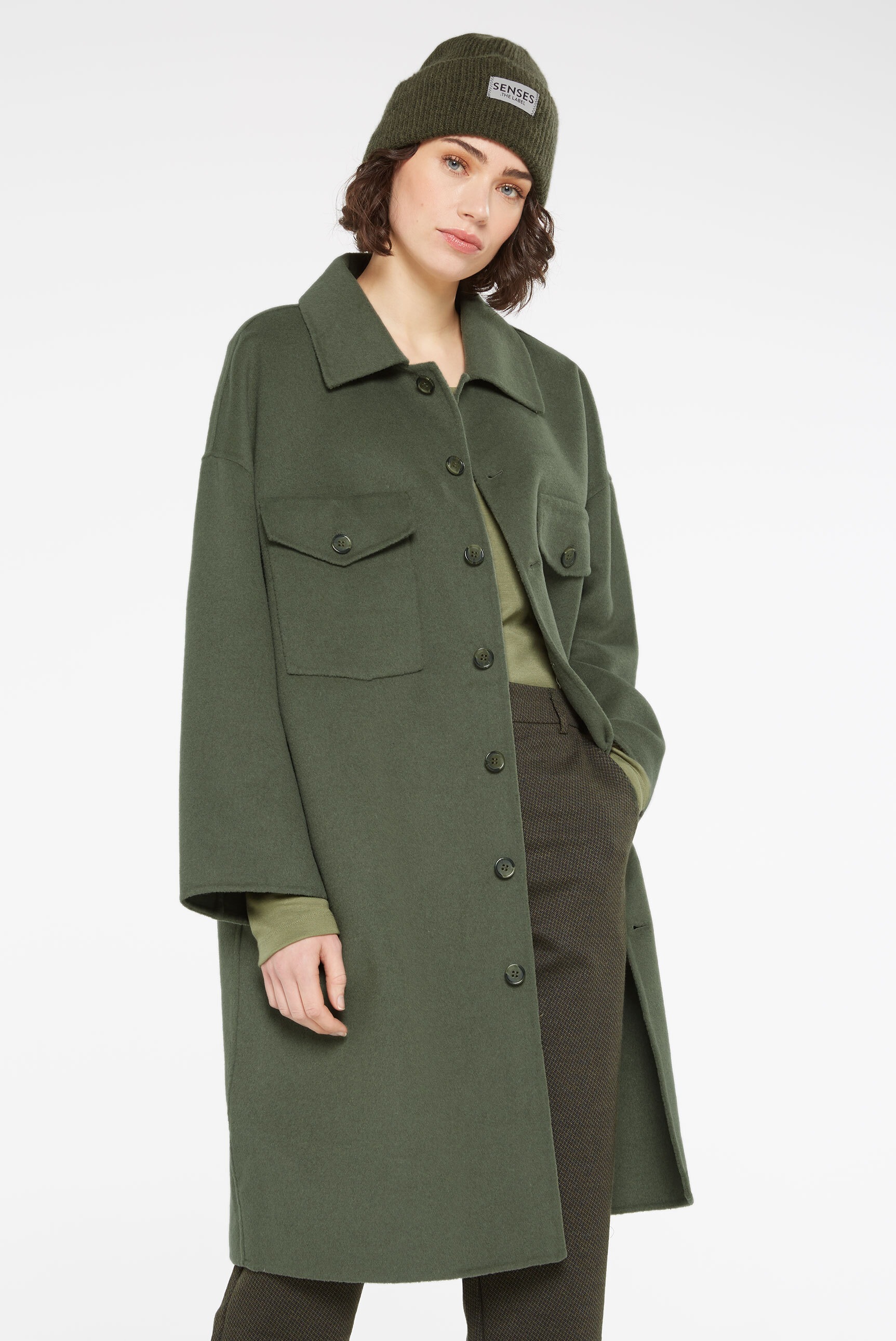 SENSES.THE LABEL Langjacke, ohne Kapuze