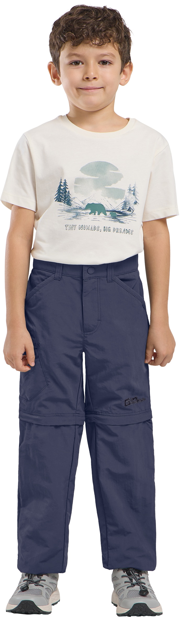 Jack Wolfskin Softshellhose »SAFARI ZIP OFF PANTS K«, schnelltrocknend