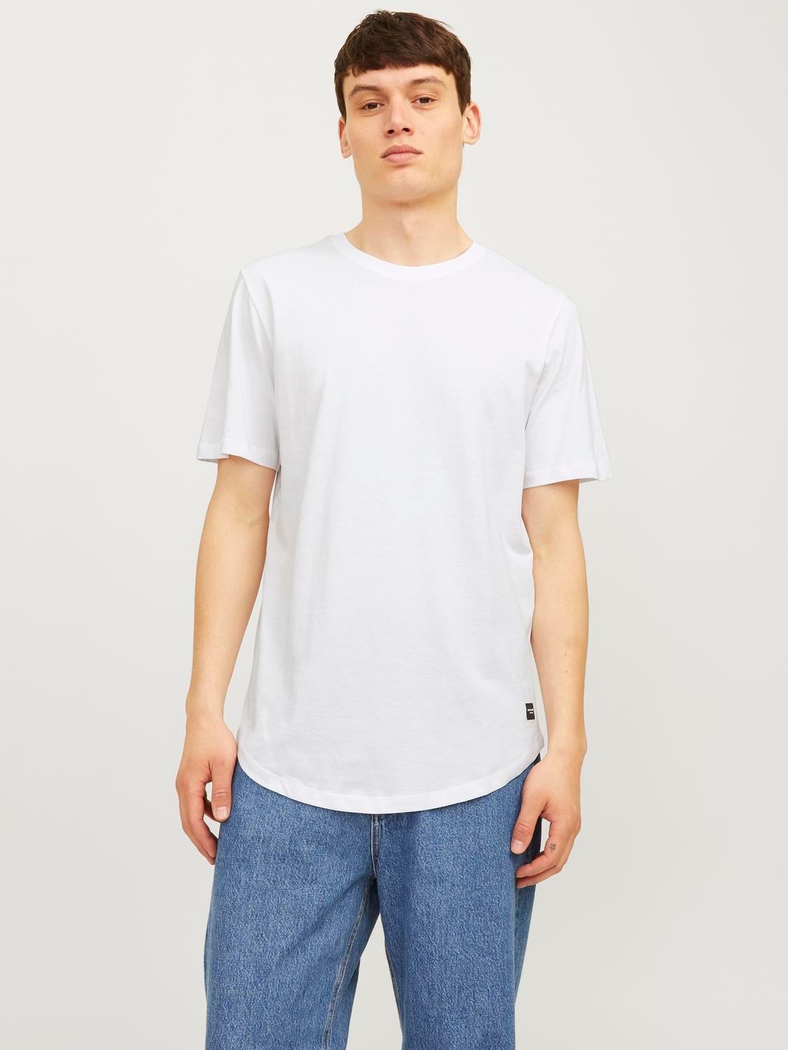 Jack & Jones T-Shirt »JJENOA TEE SS CREW NECK 5PK MP NOOS«