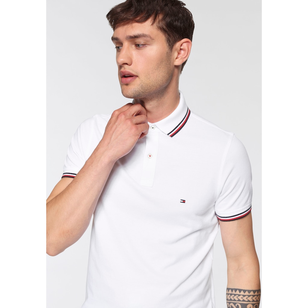 Tommy Hilfiger Poloshirt »TOMMY TIPPED SLIM POLO«