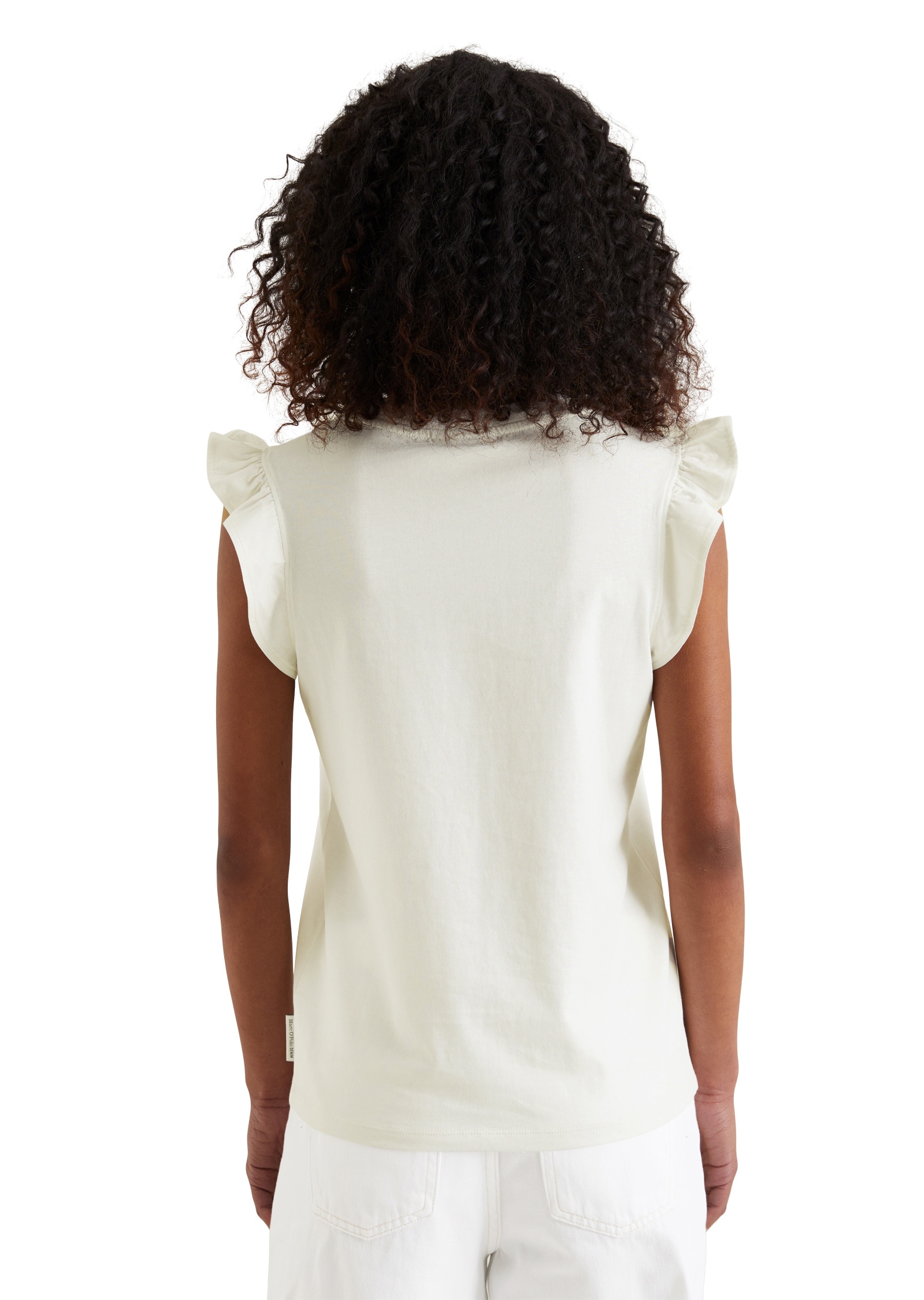 Marc O'Polo DENIM T-Shirt »aus Material-Mix«