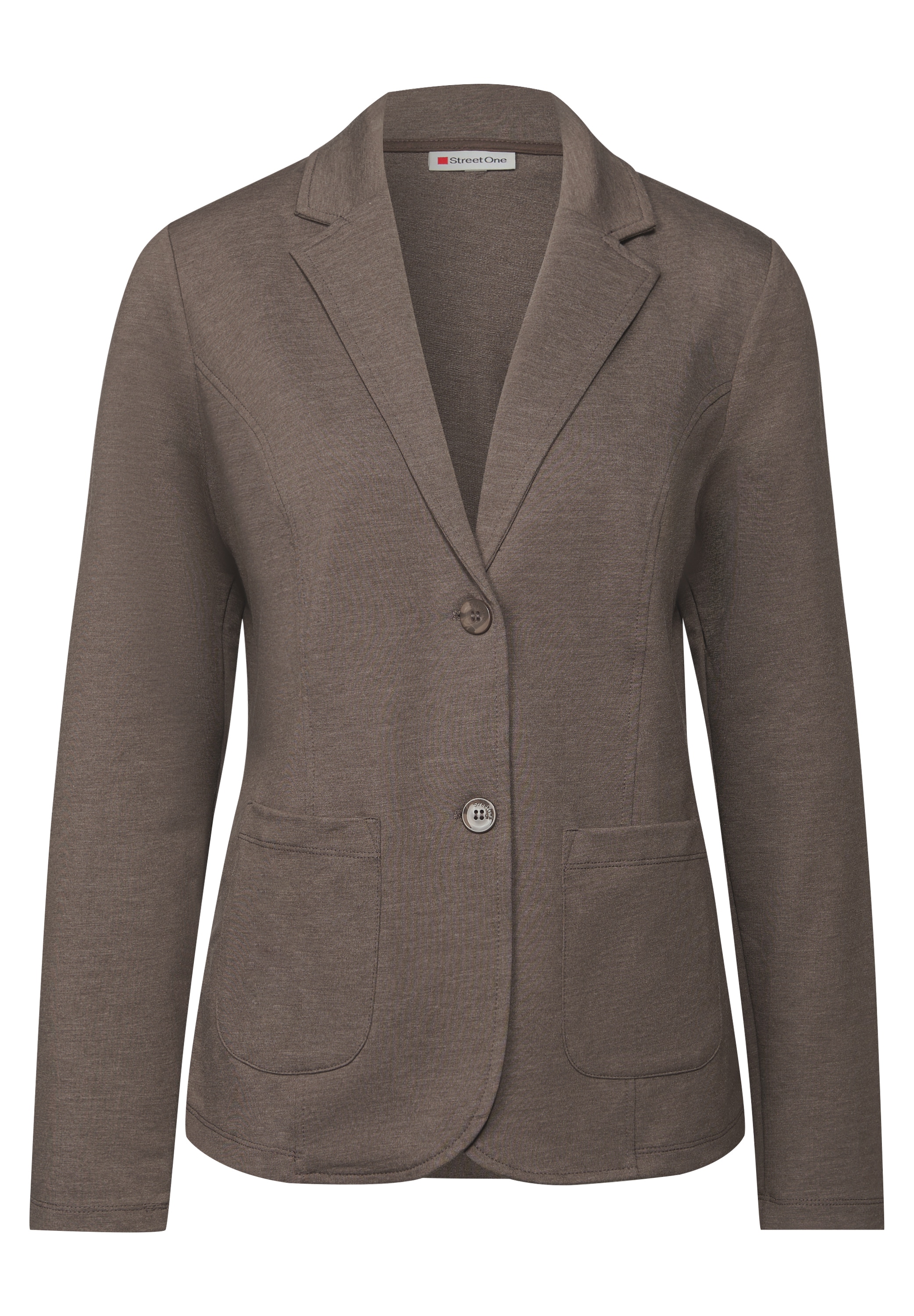 STREET ONE Kurzblazer, aus Baumwolle mit Stretchanteil