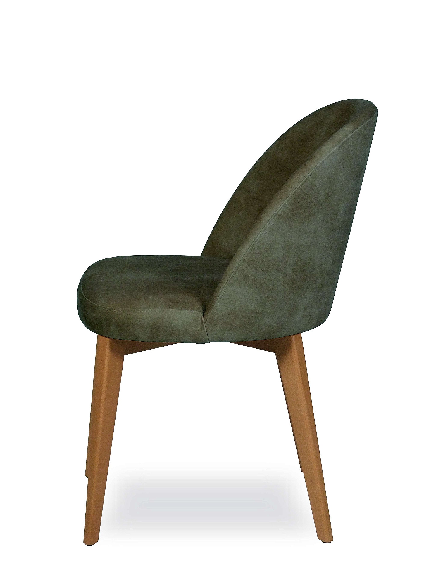 Home affaire 4-Fußstuhl »NUVOLA Stuhl,Armstuhl,Made in Italy,Massivholz,Samt,24 Farbvarianten« () 1 Stk.Esszimmerstuhl,schmutzabweisender Velours mit Wolkeneffekt