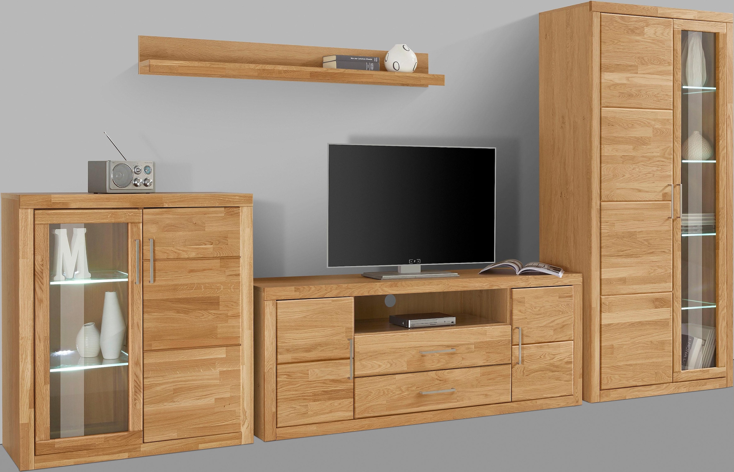 Home affaire Wohnwand "Logo" Set, 4 Stk. tlg. günstig online kaufen