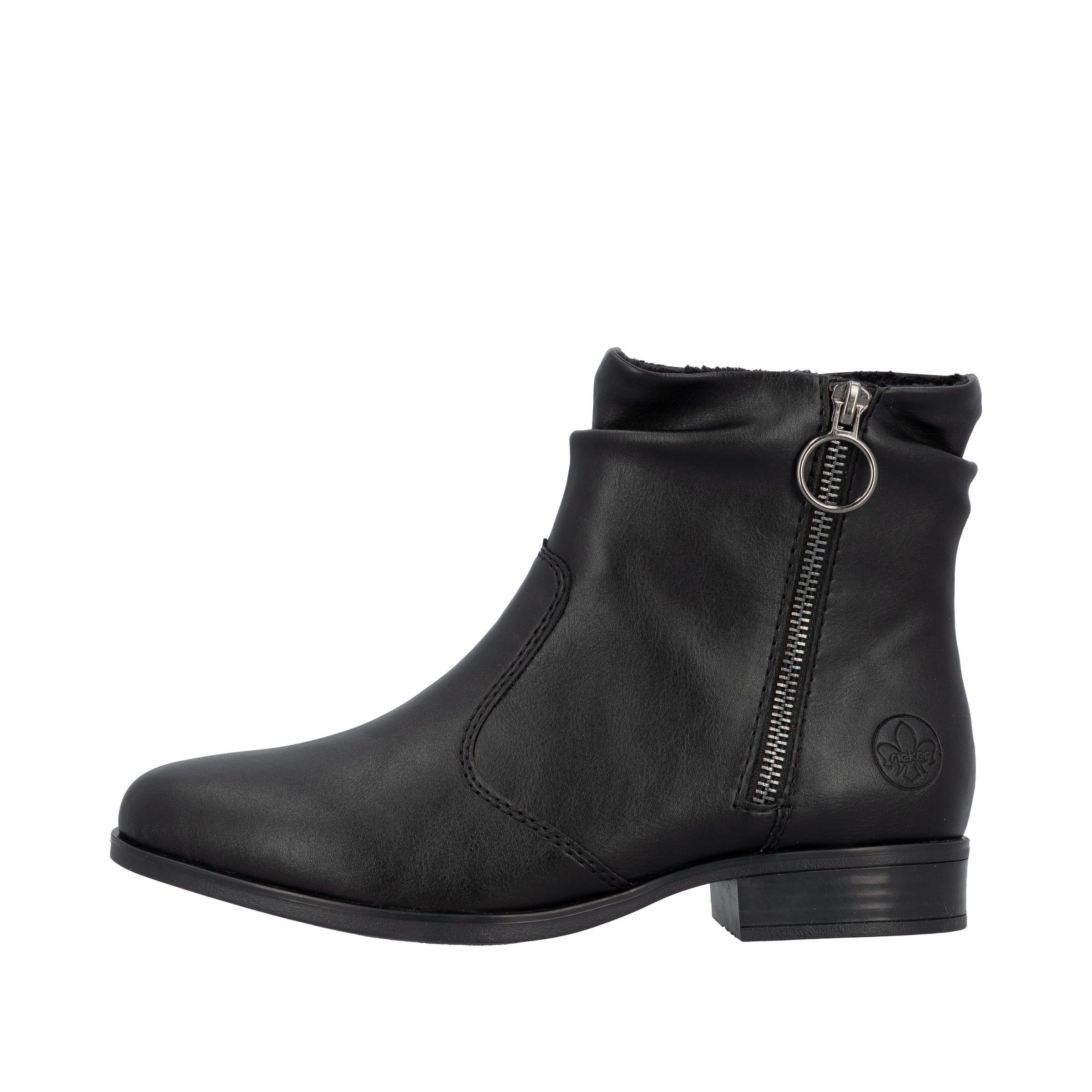 Rieker Stiefelette, Boots, Blockabsatz, mit Innenreißverschluss