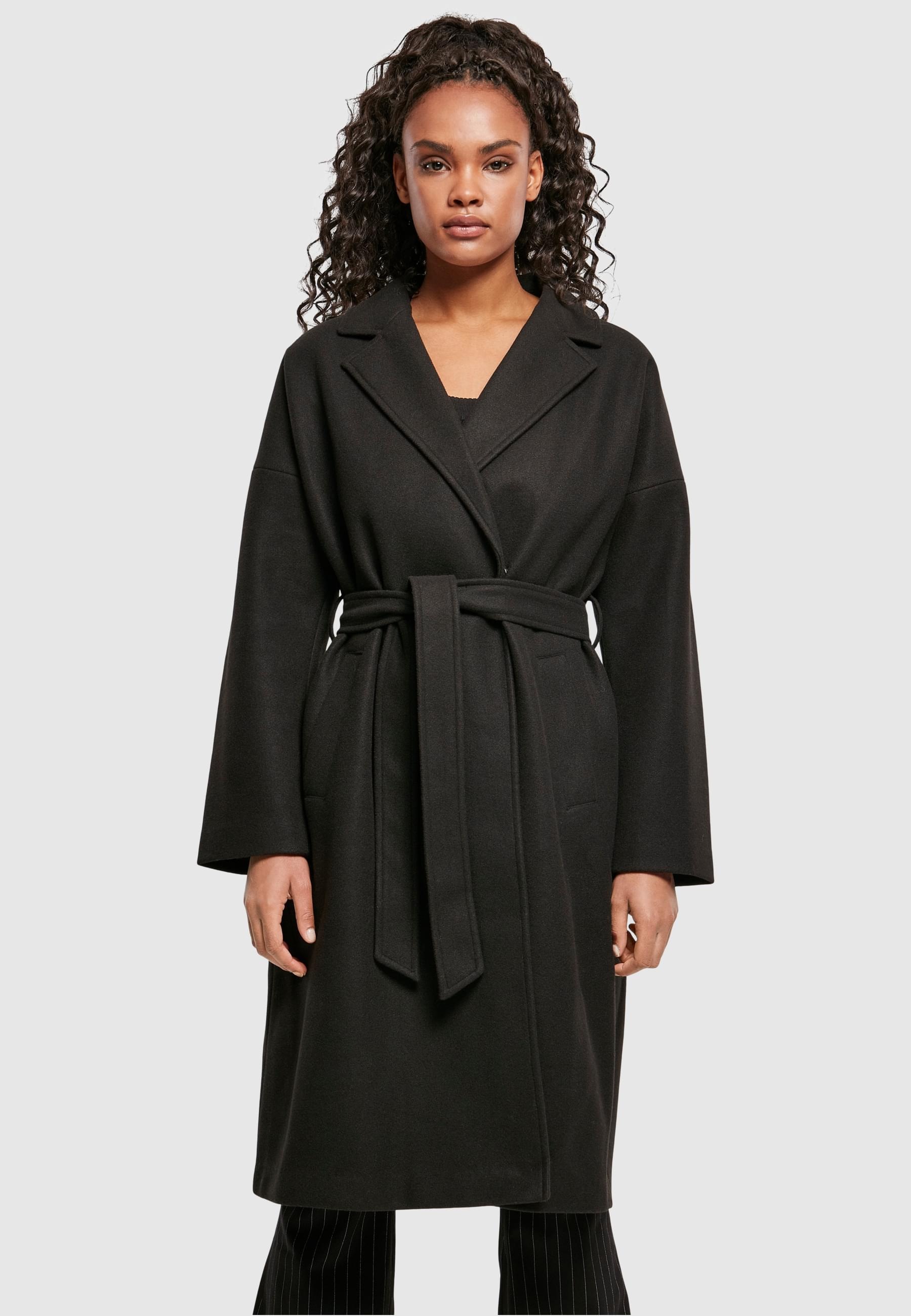 URBAN CLASSICS Parka »Urban Classics Damen Ladies Oversized Classic Coat«, (1 St.), ohne Kapuze