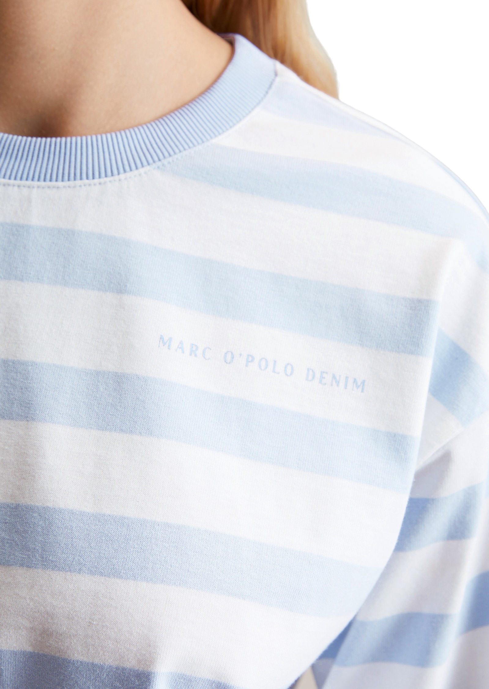 Marc O'Polo DENIM Langarmshirt »aus garngefärbtem Heavy Jersey«