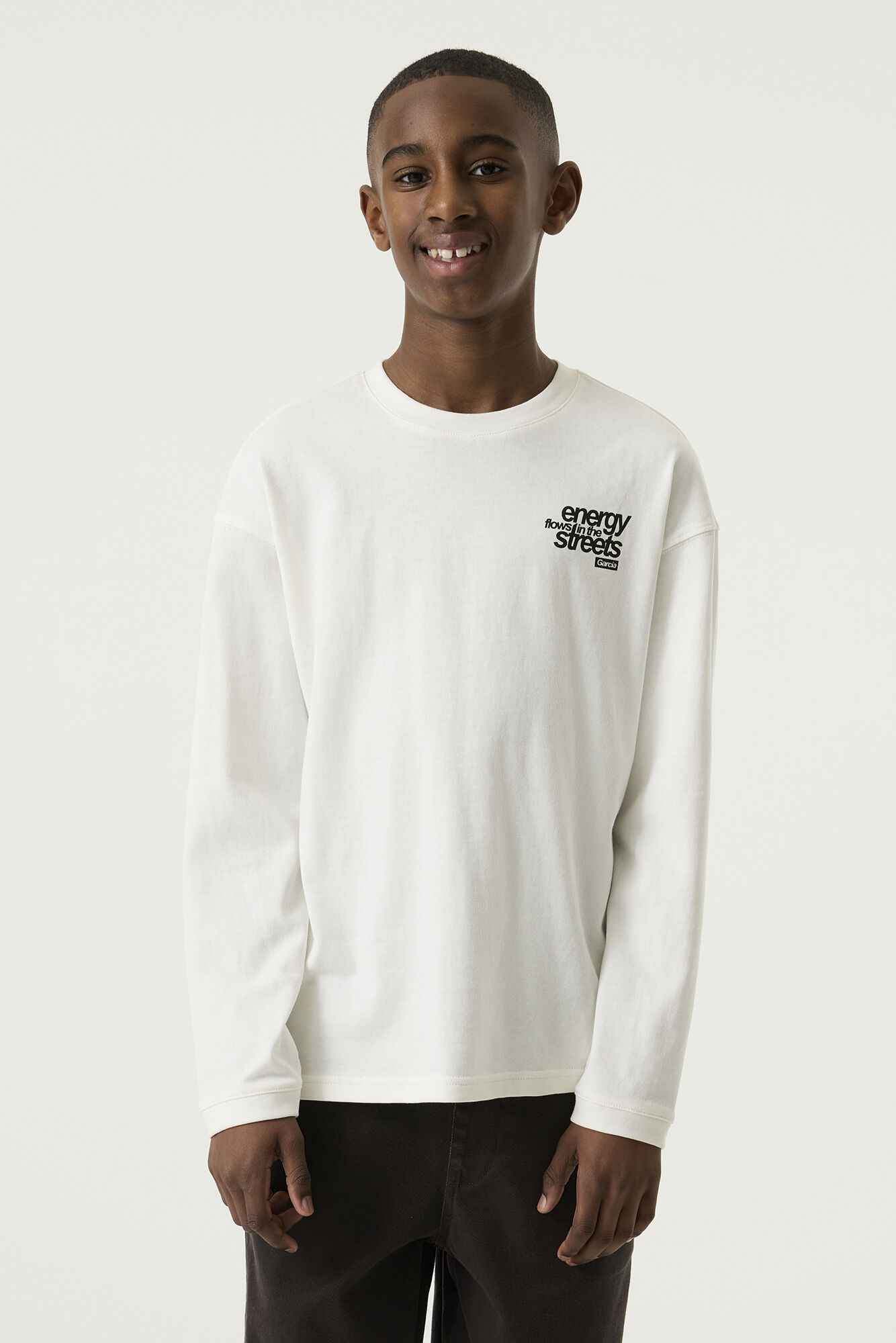 Garcia Langarmshirt mit Print for BOYS