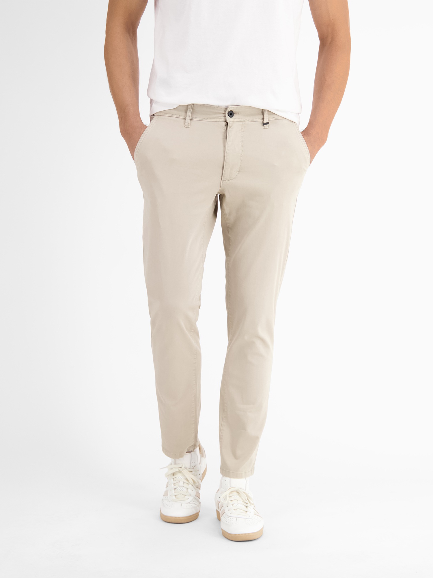 LERROS 5-Pocket-Hose »Basic Chino in Strukturqualität, SLIM FIT«  Chino im 5-Pocket-Style mit Stretchanteil / Allrounder für jeden Tag