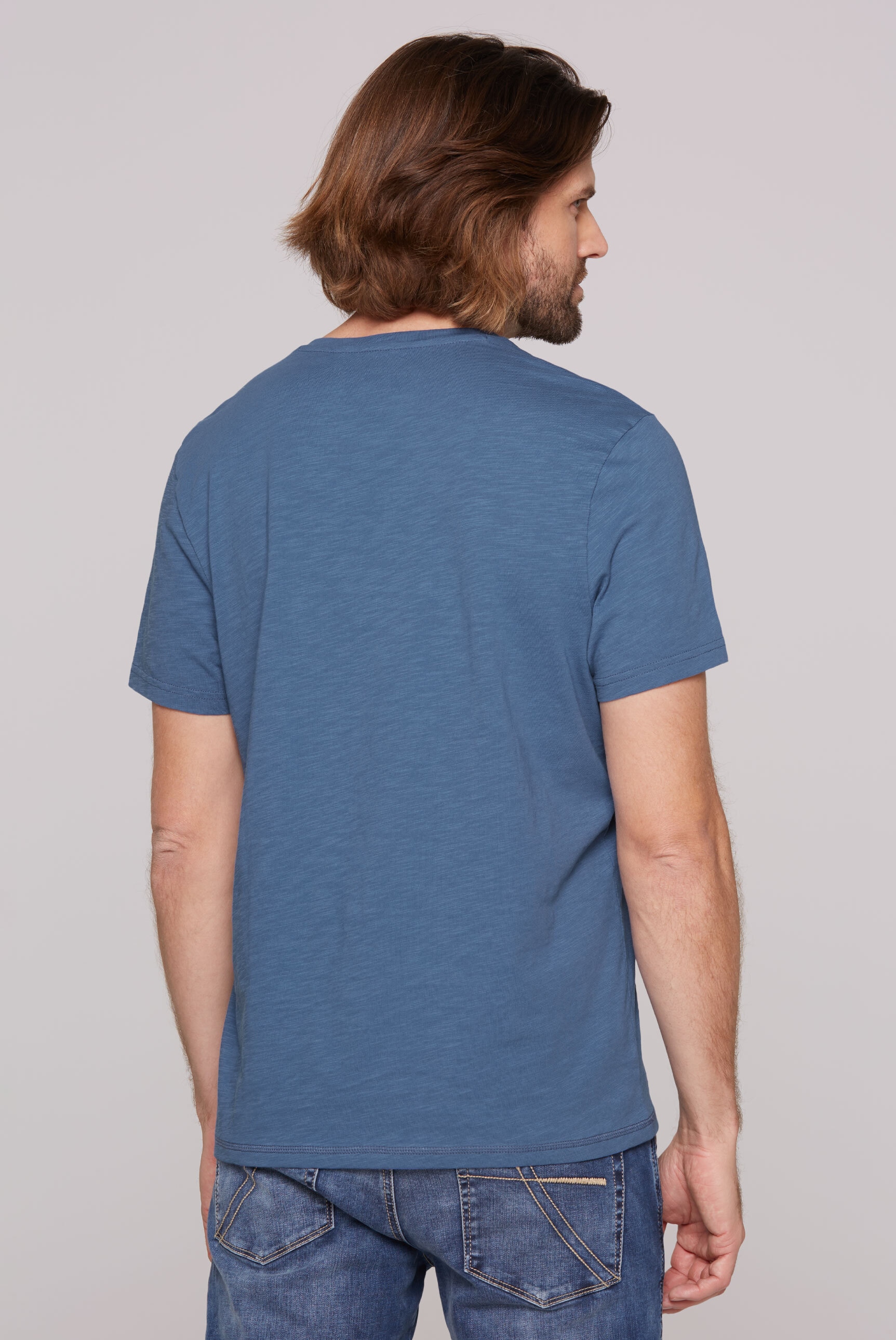 CAMP DAVID V-Shirt, mit maskulinem V-Ausschnitt