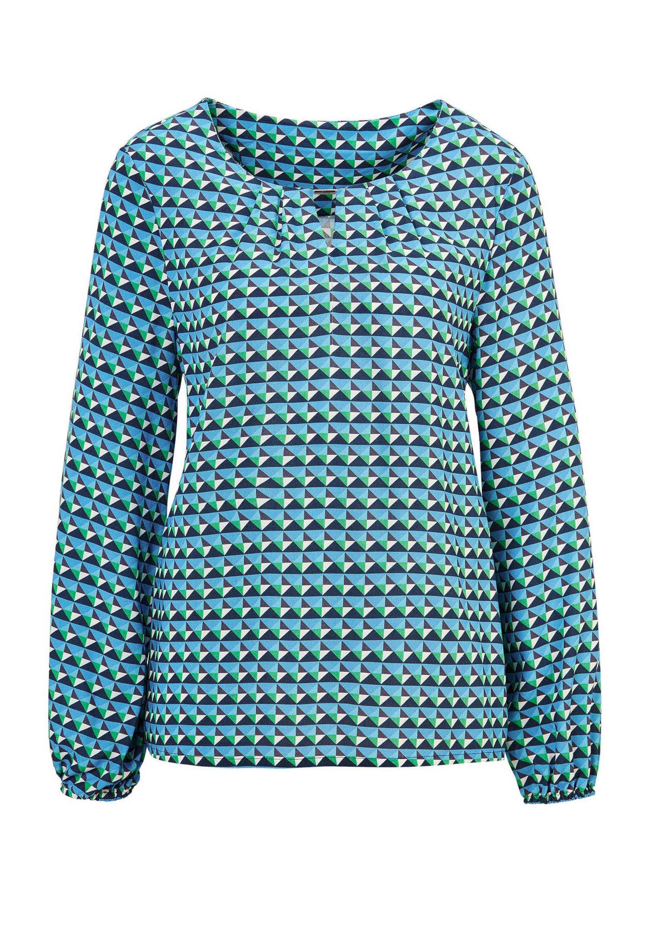 GOLDNER Kurzarmbluse "Druckbluse aus reiner Viskose" günstig online kaufen