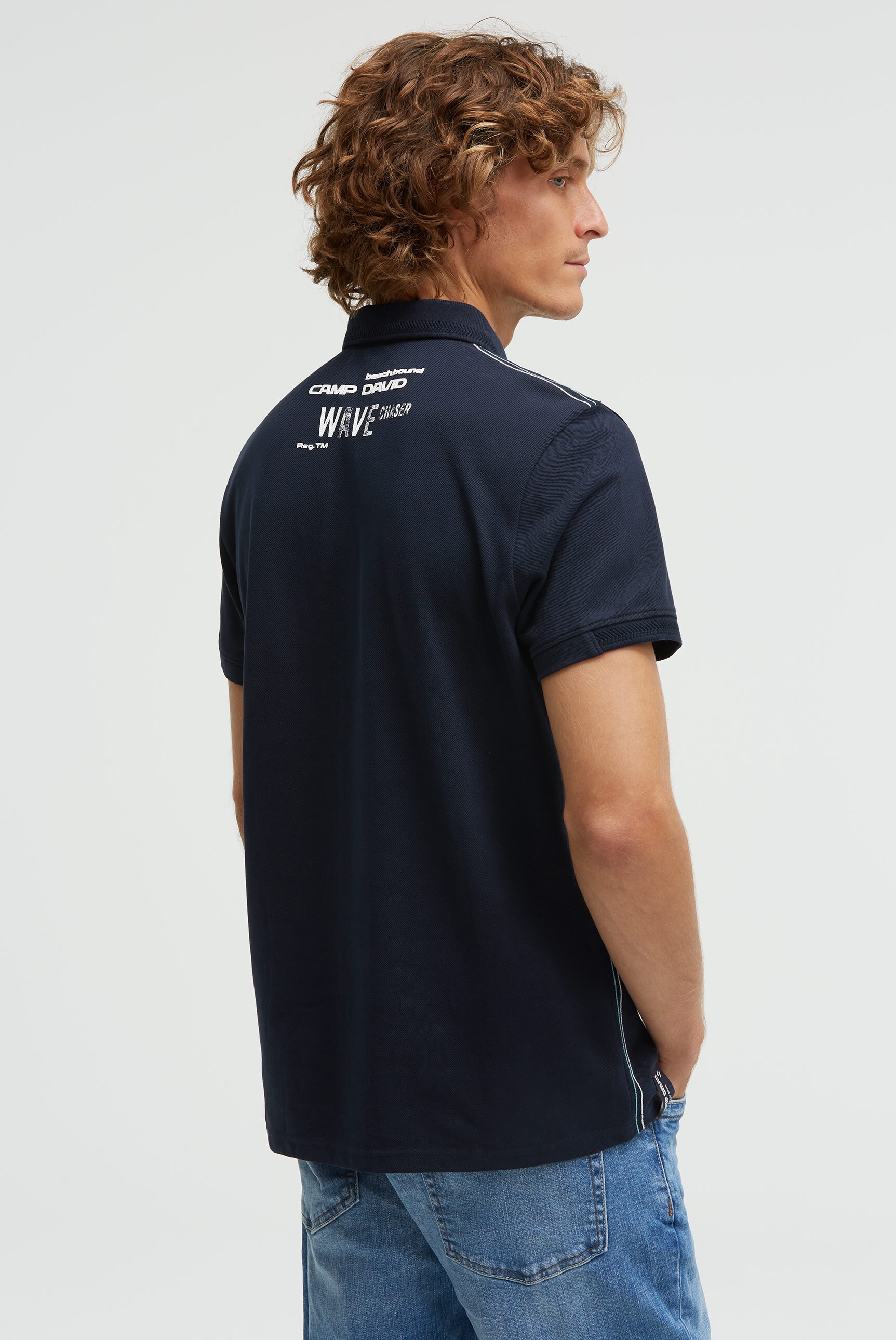 CAMP DAVID Poloshirt aus Baumwolle