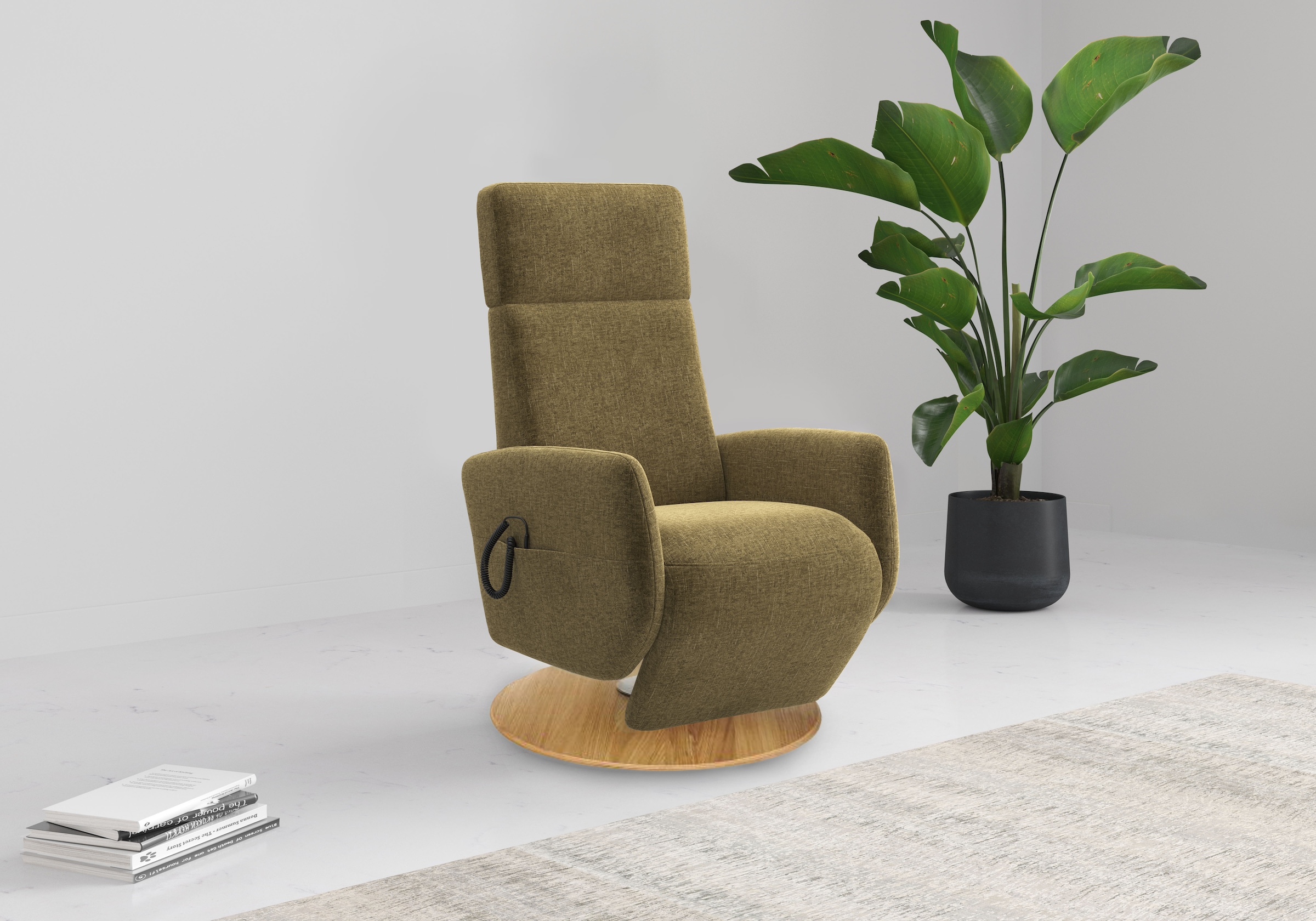 Home affaire TV-Sessel "Rochelle, inkl. Kopfteilverstellung & 360 Drehfunkt günstig online kaufen
