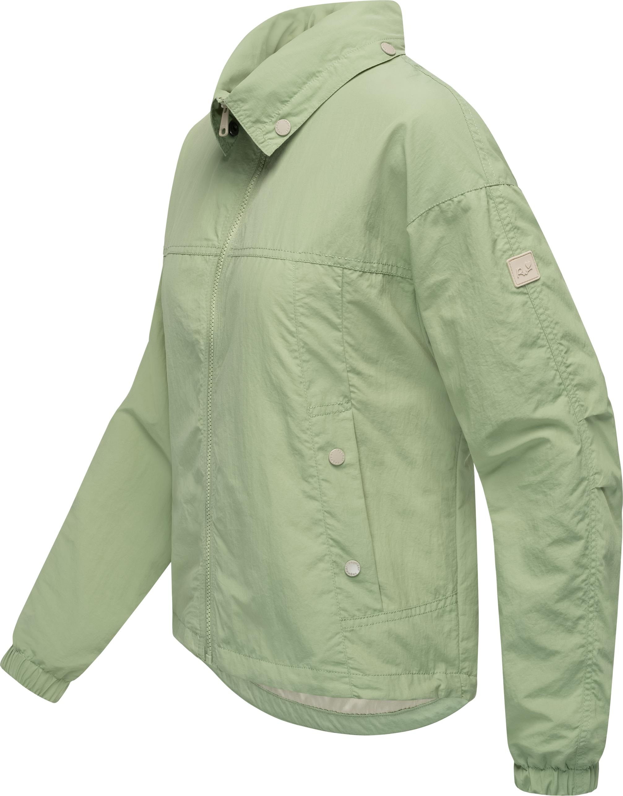 Ragwear Outdoorjacke »Cerys«, mit Kapuze, kurze Damen Übergangsjacke mit verstaubarer Kapuze