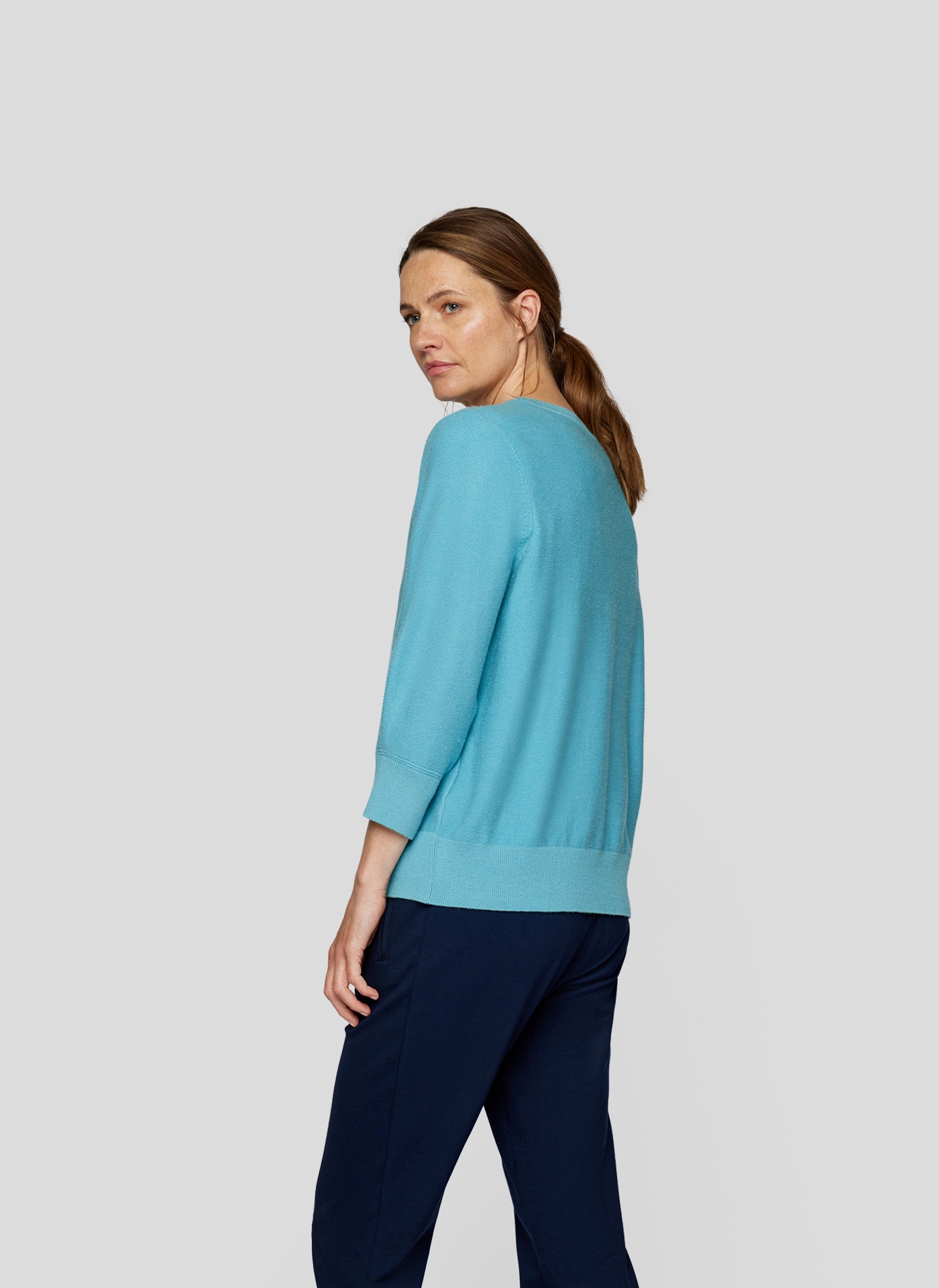 Rabe Strickpullover »Rabe Eleganter Pullover mit 3/4-Ärmeln«
