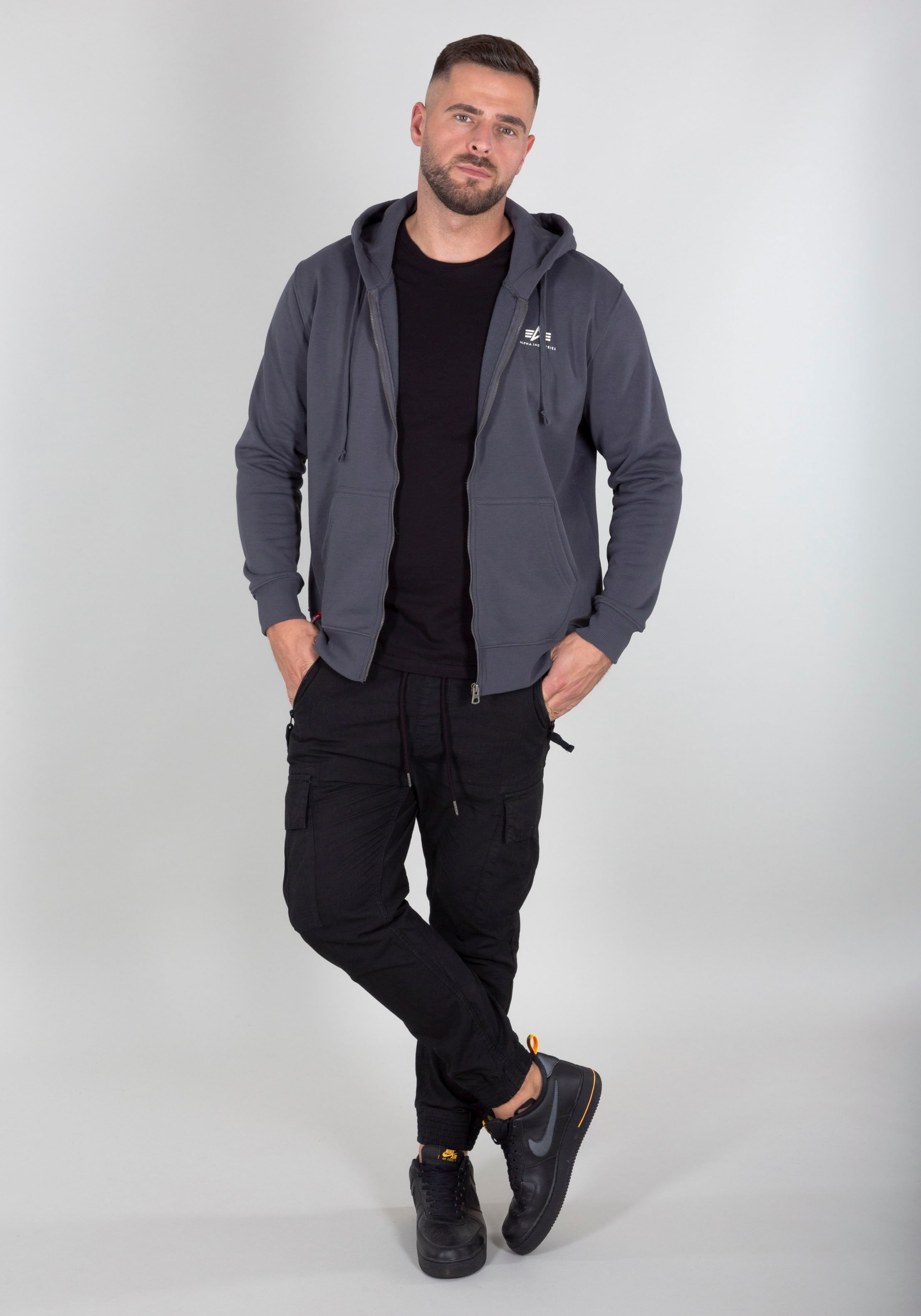 Alpha Industries Kapuzensweatjacke »Basic Zip Hoody SL«