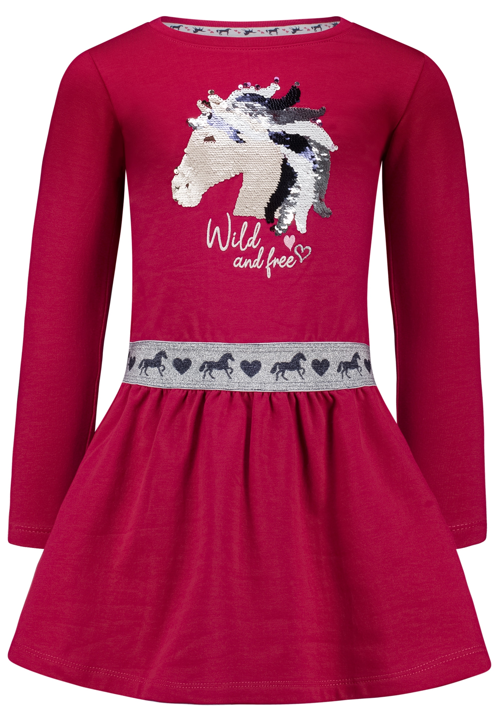 SALT AND PEPPER Jerseykleid »Star Stable«, mit Pailletten Pferde-Motiv