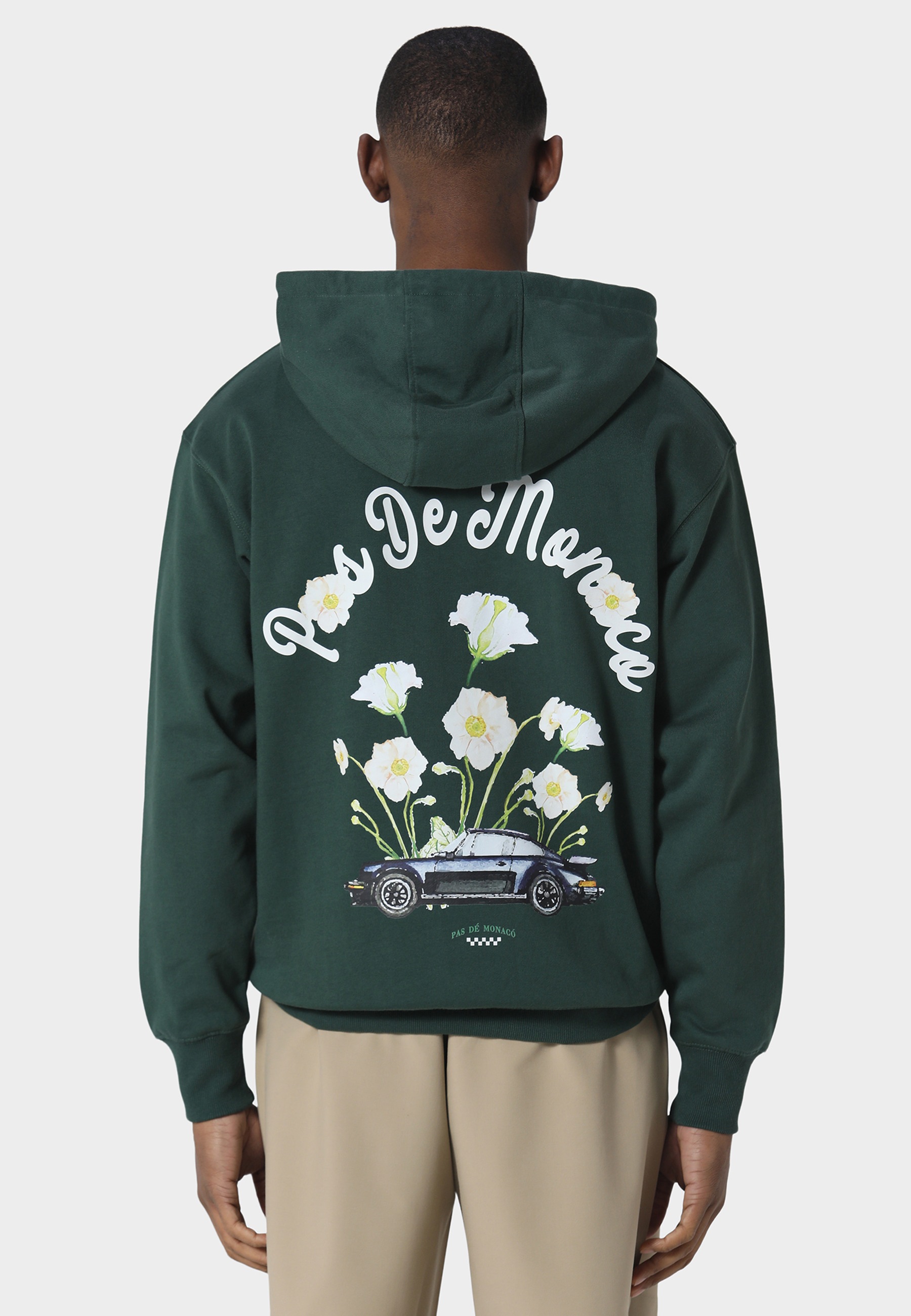Pas De Monaco Rundhalspullover »Pas De Monaco FLEUR DE ROUTE HOODY« 1