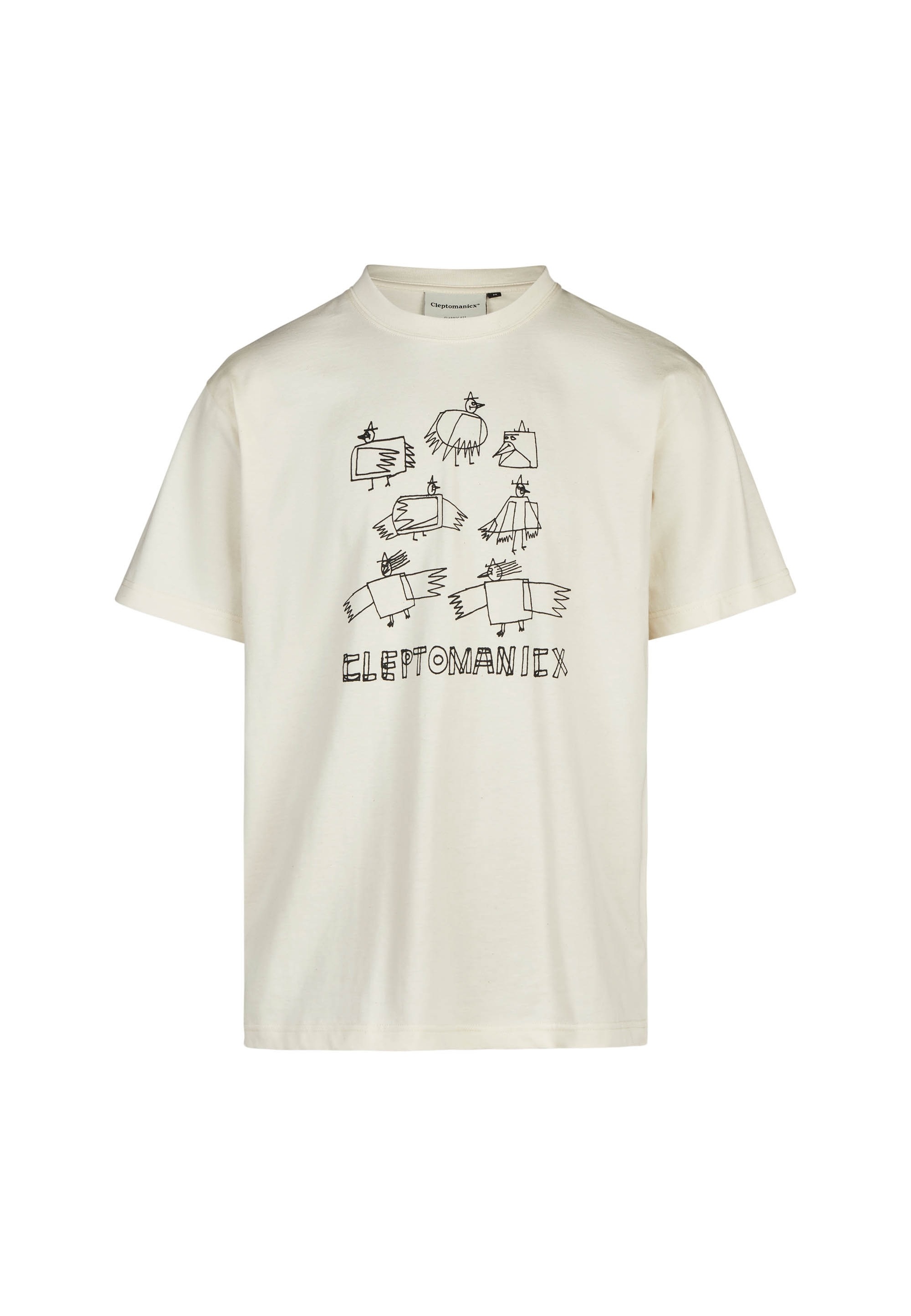 Cleptomanicx T-Shirt »Square Gull« mit lässigem Frontprint