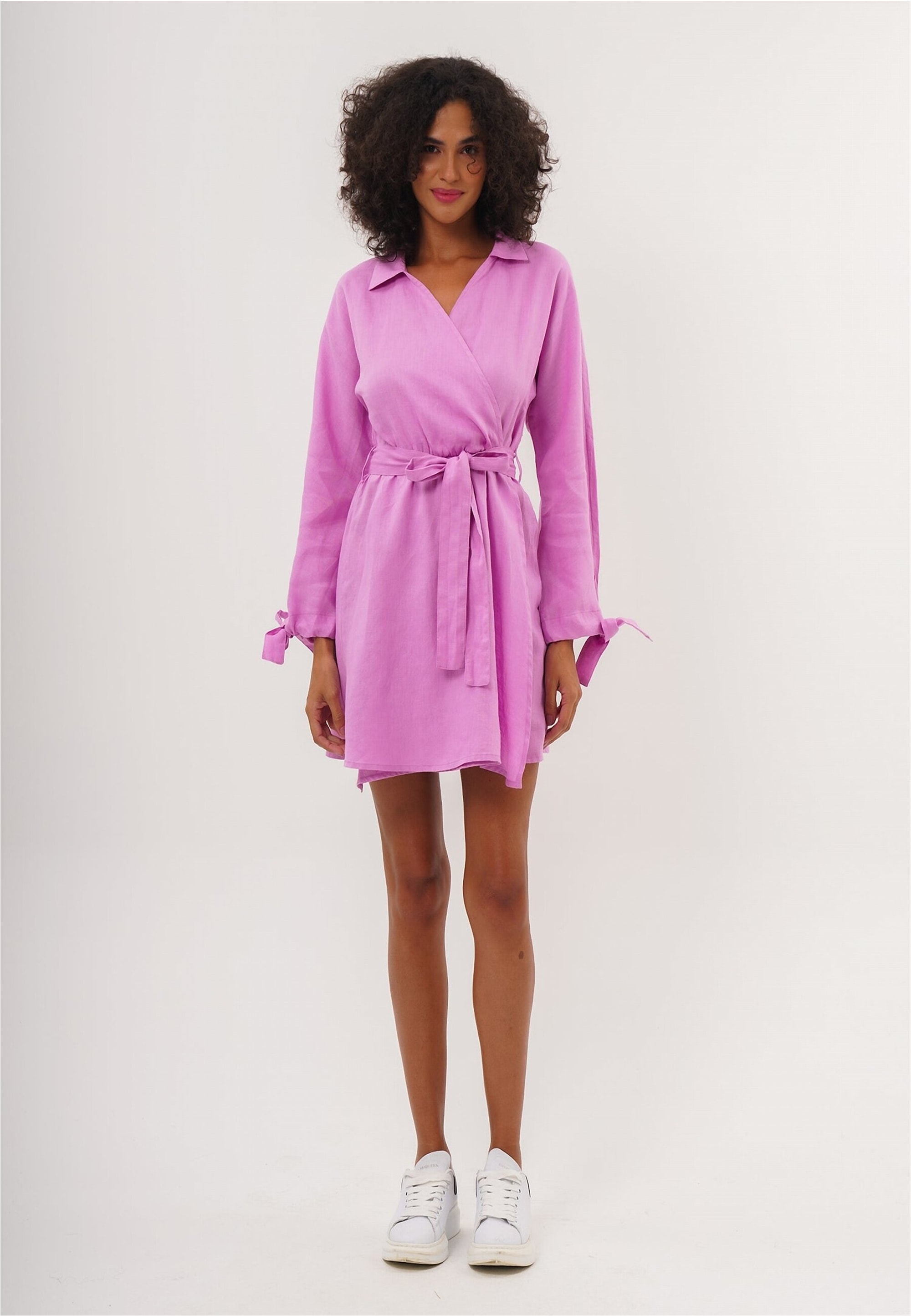 freshlions Jerseykleid »Joana«, in Wickeloptik