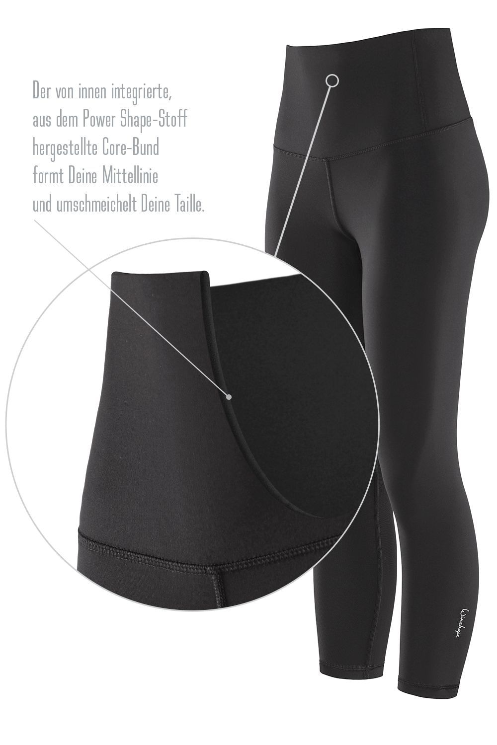 Winshape Leggings »7/8-Tights HWL317C«, mit V-Shape Applikation und Core-Bund