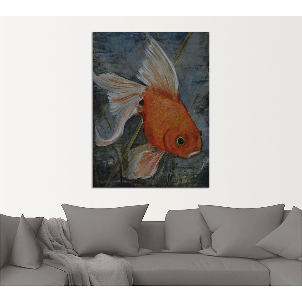 Artland Alu-Dibond-Druck »Feng Shui - Goldfisch«, Wassertiere, (1 St.)