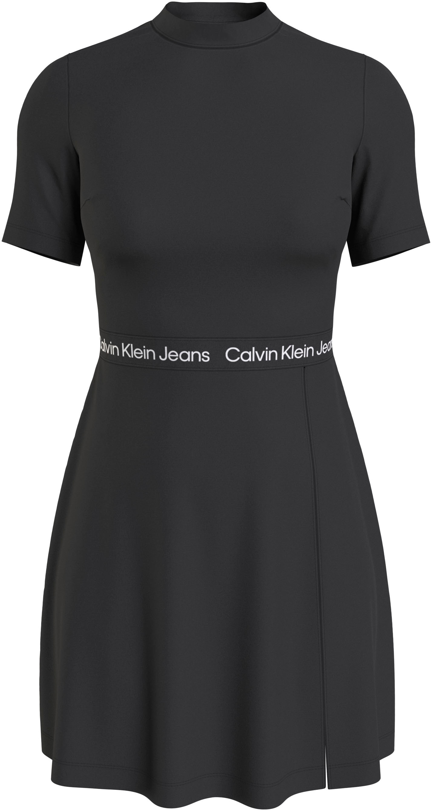 Calvin Klein Jeans Skaterkleid »TAPE MILANO SHORT SLEEVE DRESS«, mit Logoschriftzug