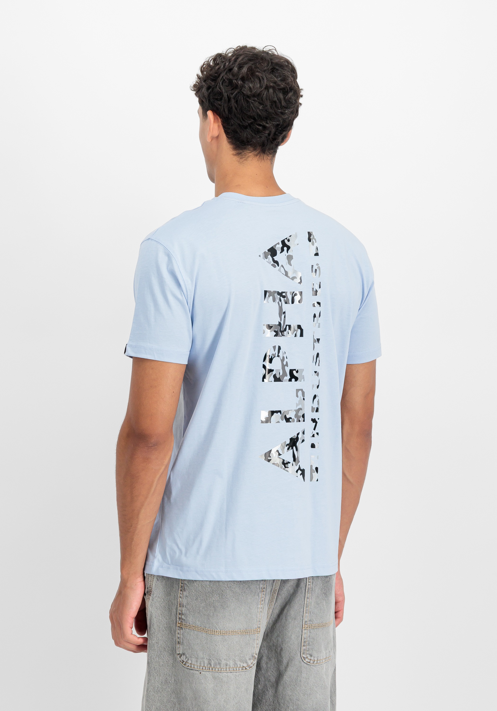 Alpha Industries T-Shirt »Backprint T-Shirt Mirror Camo«