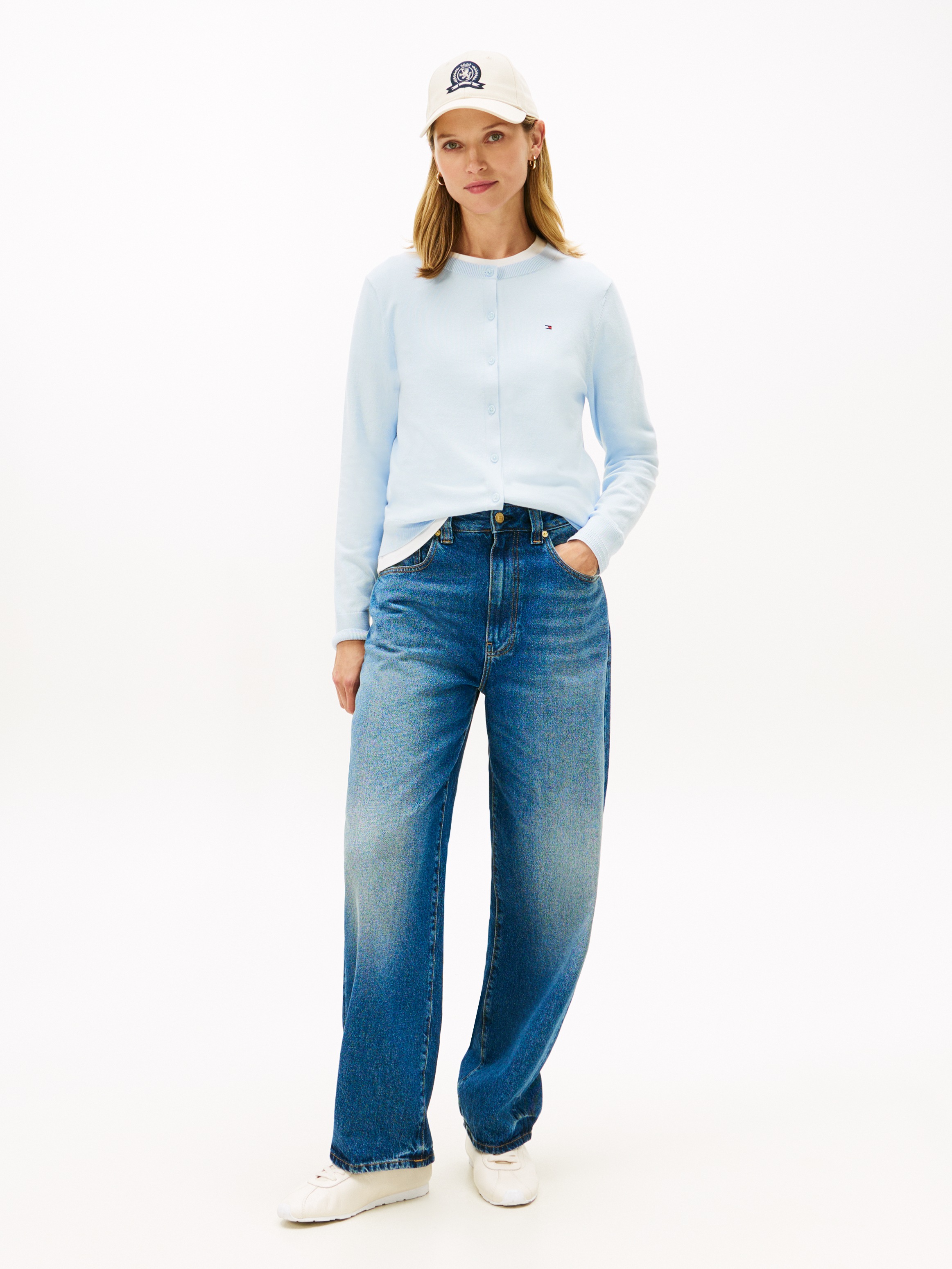 Thumbnail - Tommy Hilfiger Cardigan "CO JERSEY STITCH CARDIGAN"