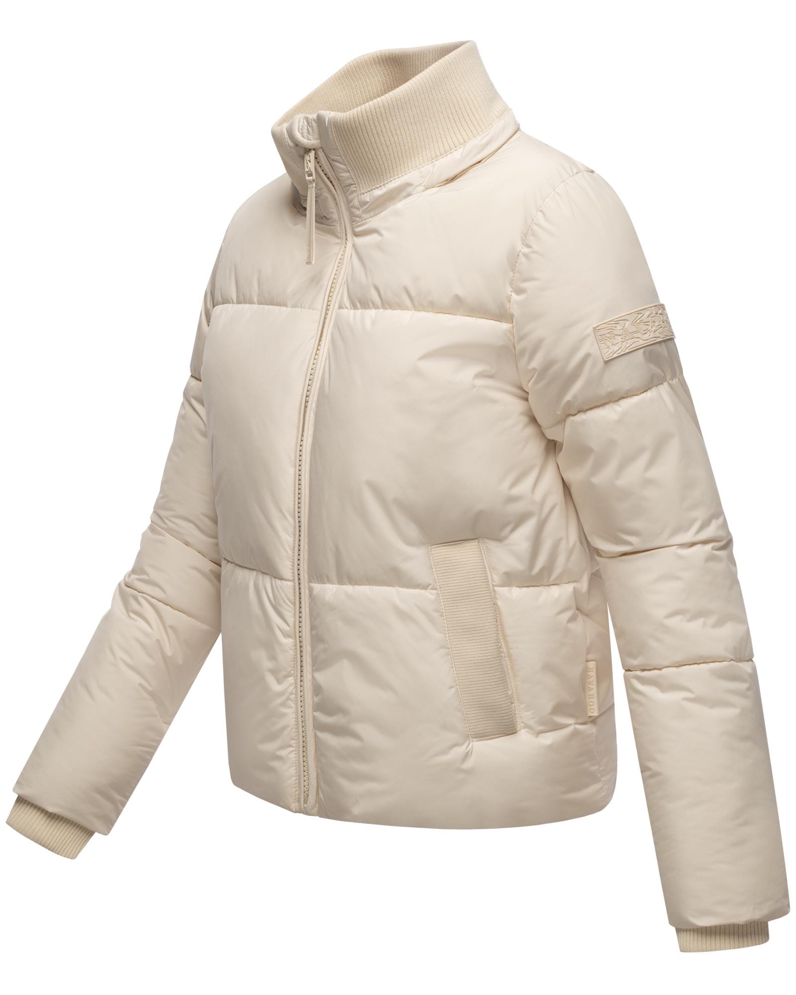 Navahoo Outdoorjacke »Traumelfe 14«, ohne Kapuze, Winter Steppjacke mit hohem Kragen