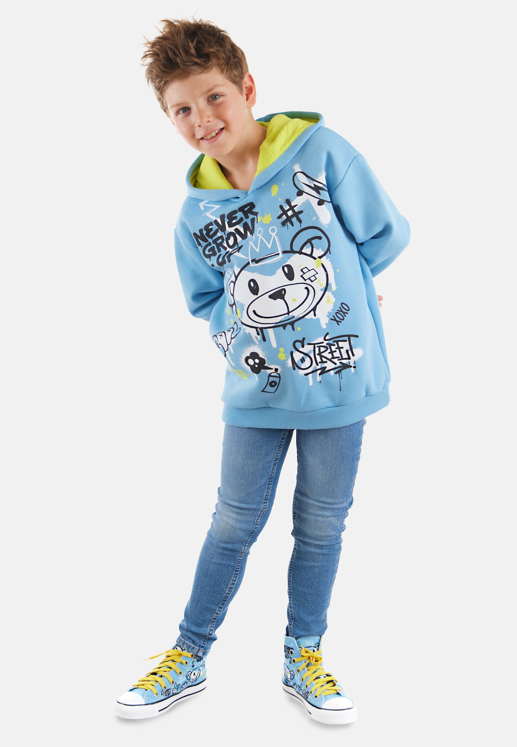 Denokids Kapuzenpullover »Cool Bear«, mit Kapuze