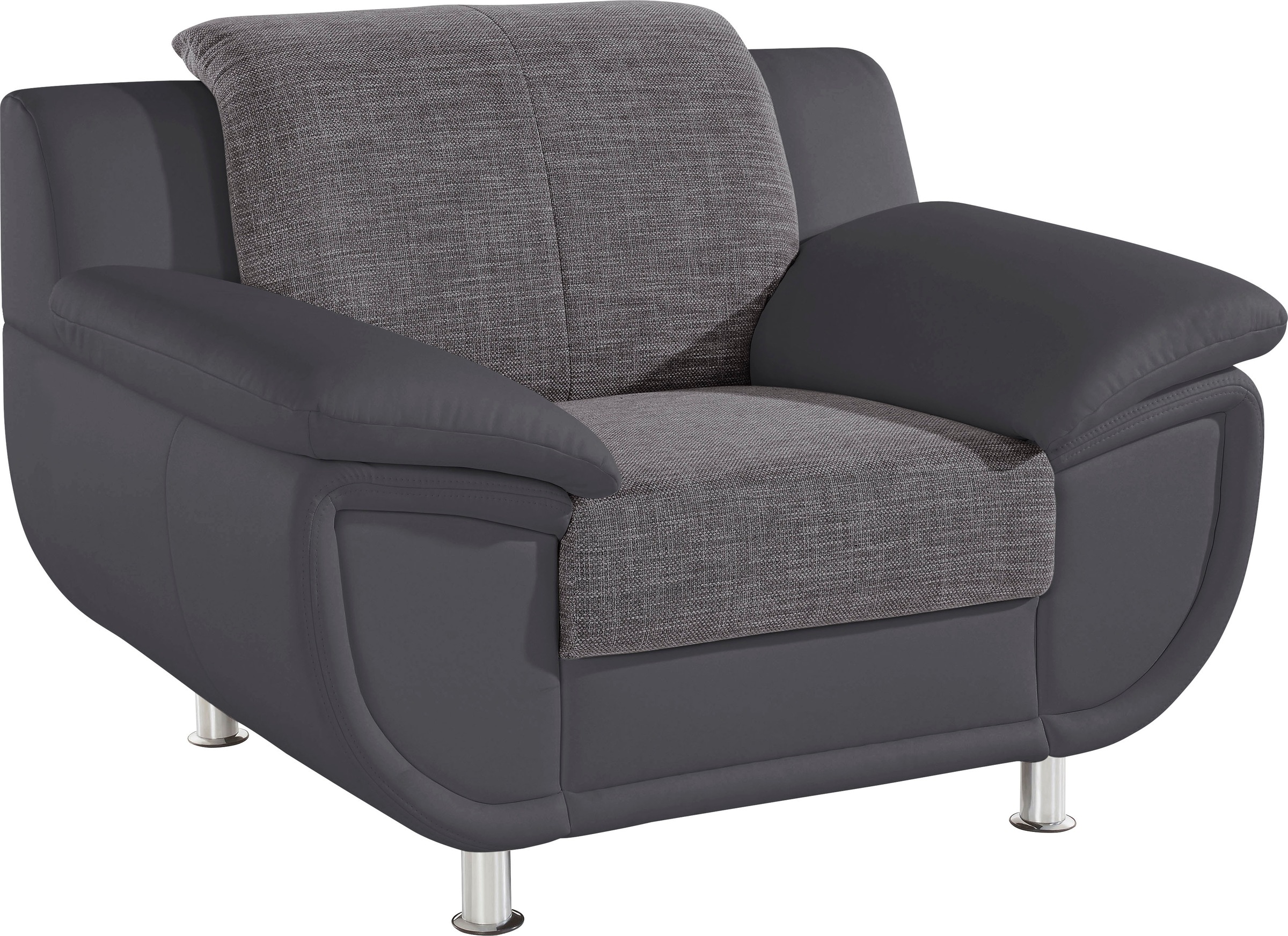 TRENDMANUFAKTUR Sessel »Rondo 3, Loungesessel«, wahlweise mit komfortablem Federkern, mit extra breiten Armlehnen