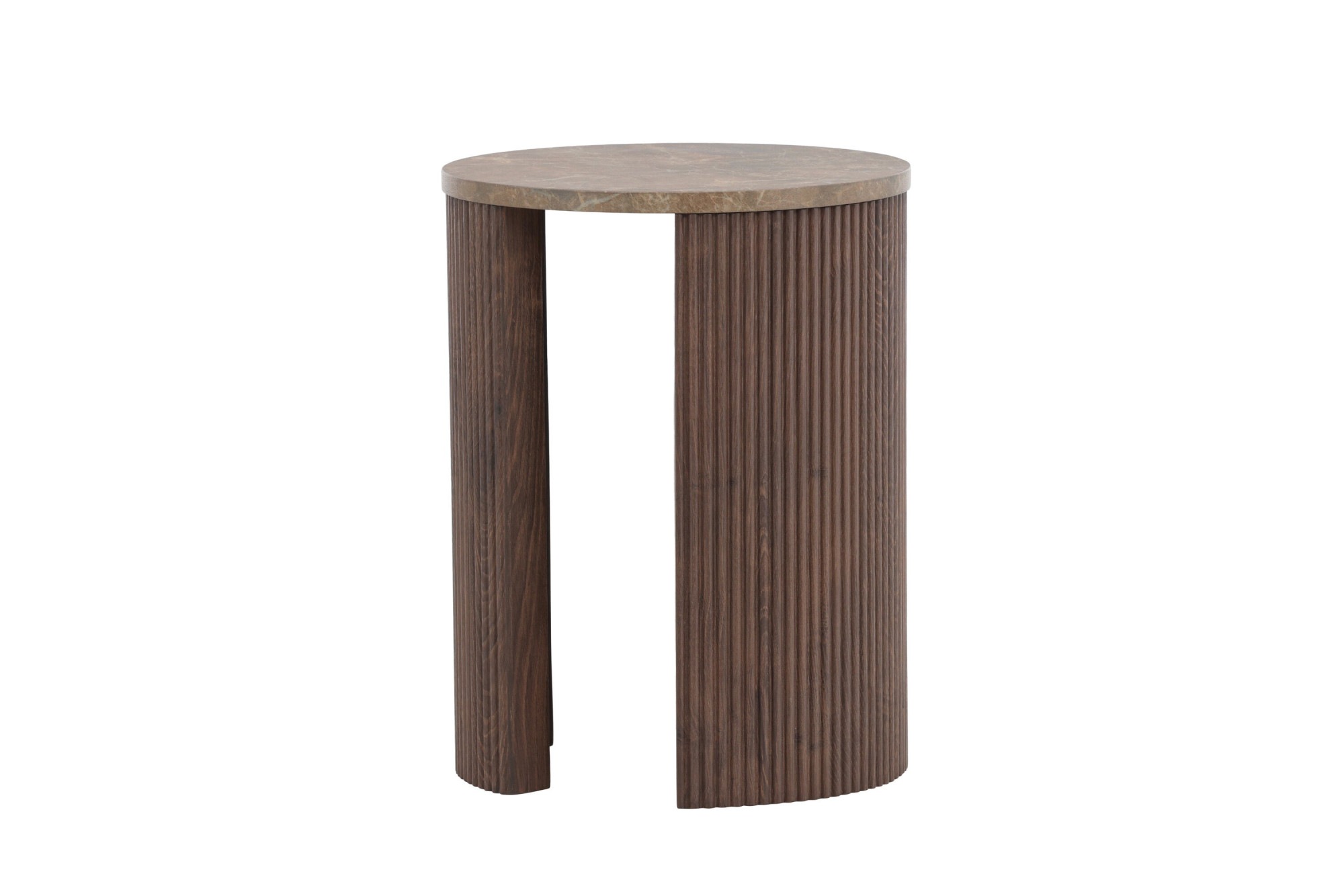 Venture Home Beistelltisch Ablagetisch, MDF, rund, schmal, hoch, dezent, klar