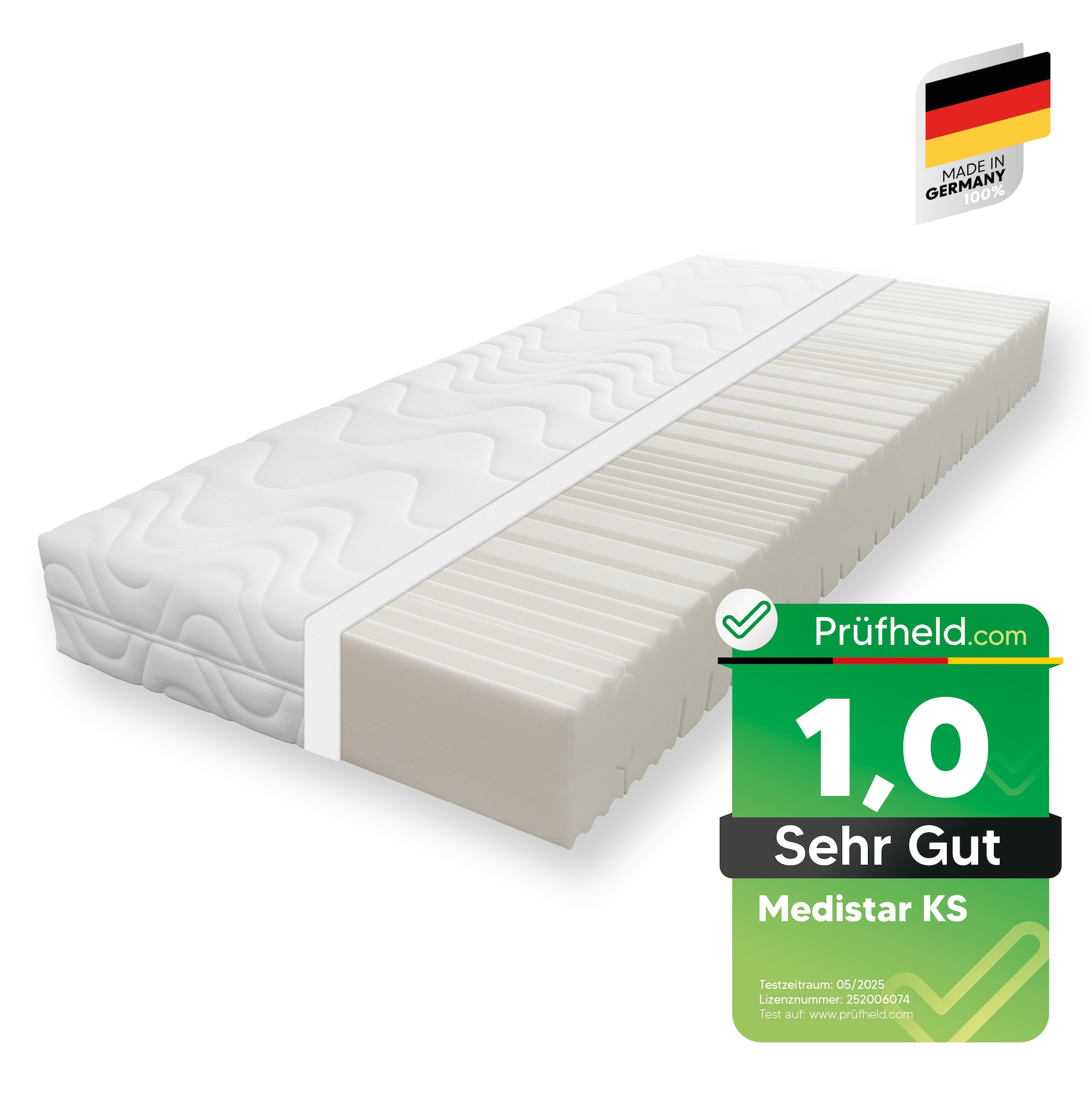 Beco Komfortschaummatratze "Medistar KS, Matratze Kaltschaum-Feeling 90x200 günstig online kaufen