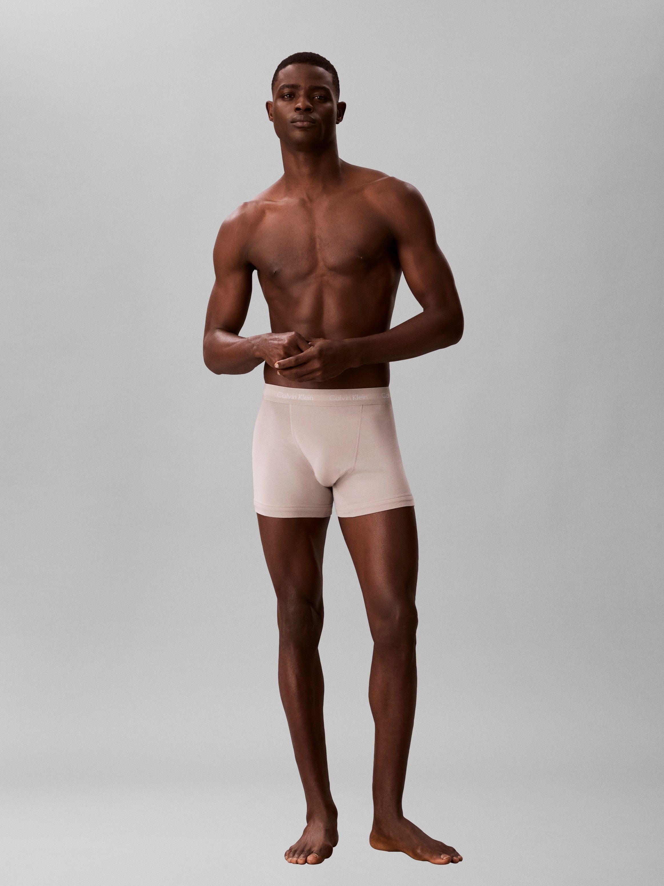 Calvin Klein Underwear Trunk »TRUNK 3PK« Packung, 3 Stk. mit Calvin Klein Logo-Elastikbund (3 Stück)