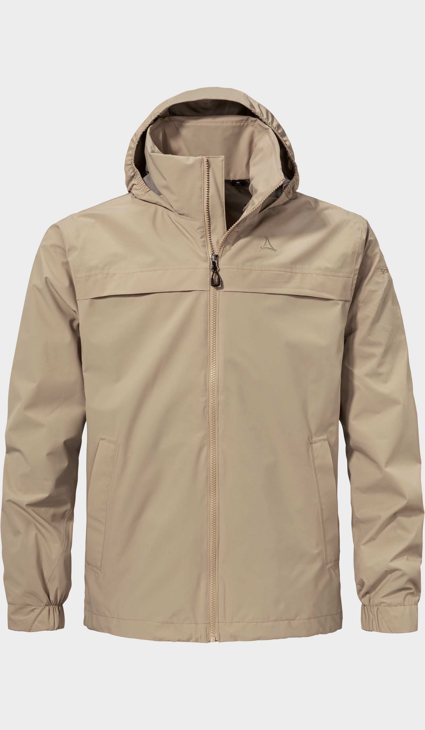 Outdoorjacke SCHÖFFEL "Jacket Style Bohorok MNS", Herren, Gr. 54, 4705, beige, Oberstoff: 100% Polyester; (Membran: Thermoplastisches Polyurethan); Futter: 100% Polyester, regular fit, hoch geschlossener Ausschnitt, Jacken Outdoorjacke