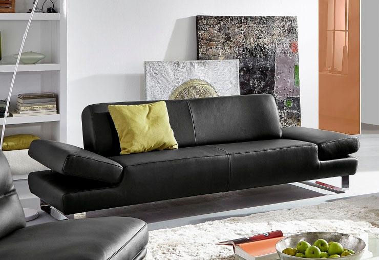W.SCHILLIG 2-Sitzer "taboo Designsofa mit hohem Sitzkomfort, Breite 202cm, Sitztiefe 69cm" mit Übertiefe, inklusive Armlehnenverstellung