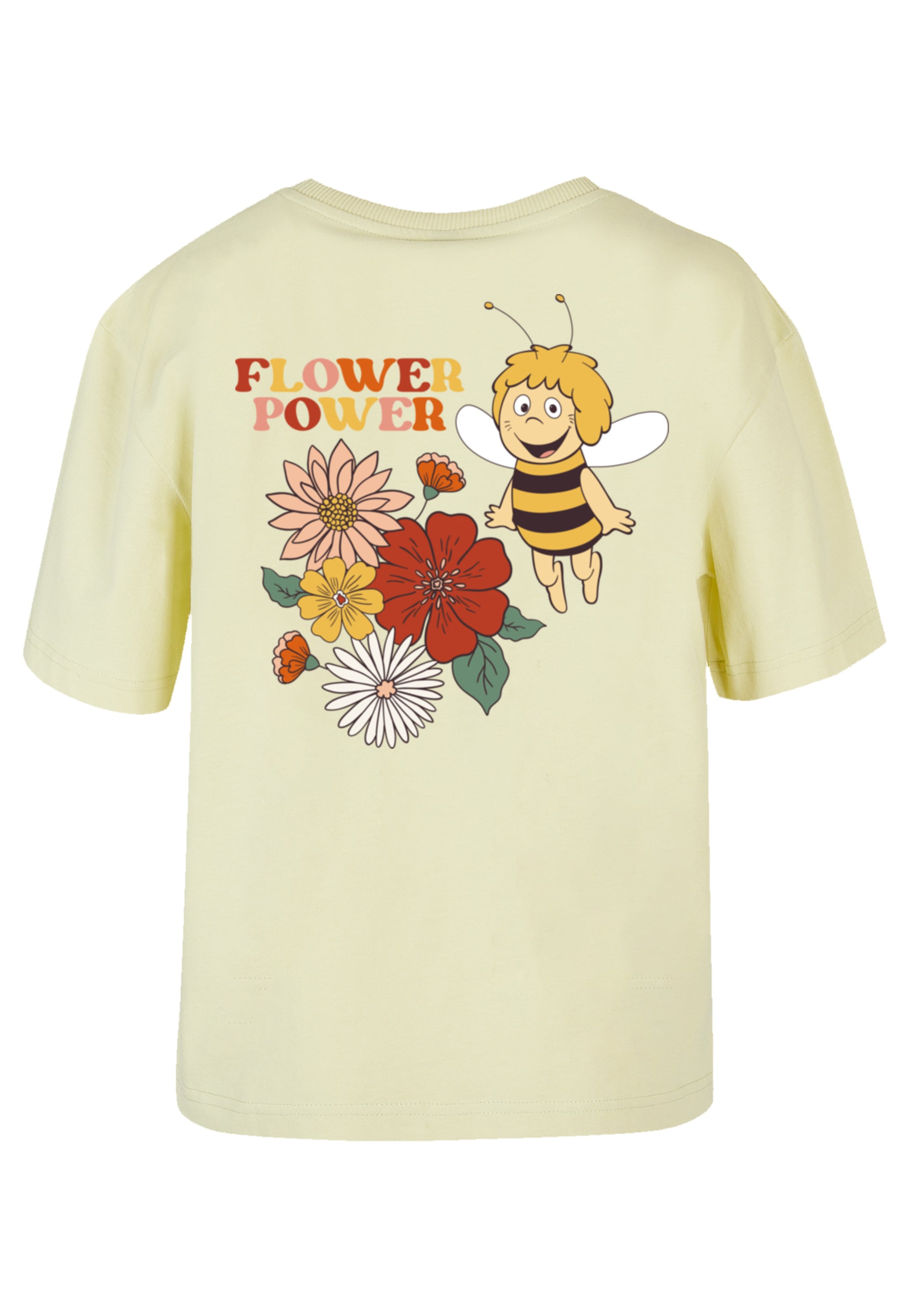 F4NT4STIC T-Shirt »Biene Maja Flower Power«, Nostalgie, Retro, Heroes of Childhood
