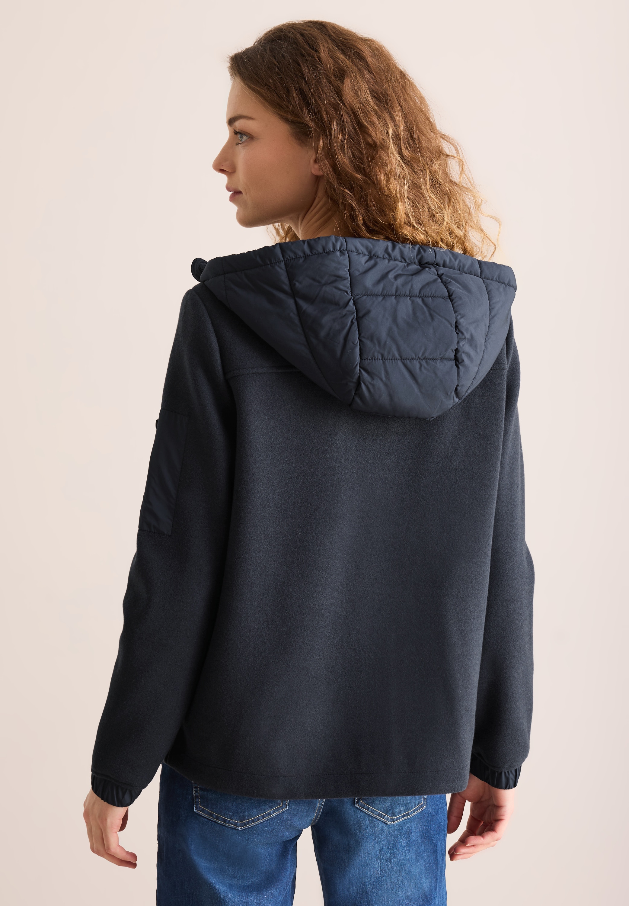 Cecil Fellimitatjacke, mit Kapuze, super weich