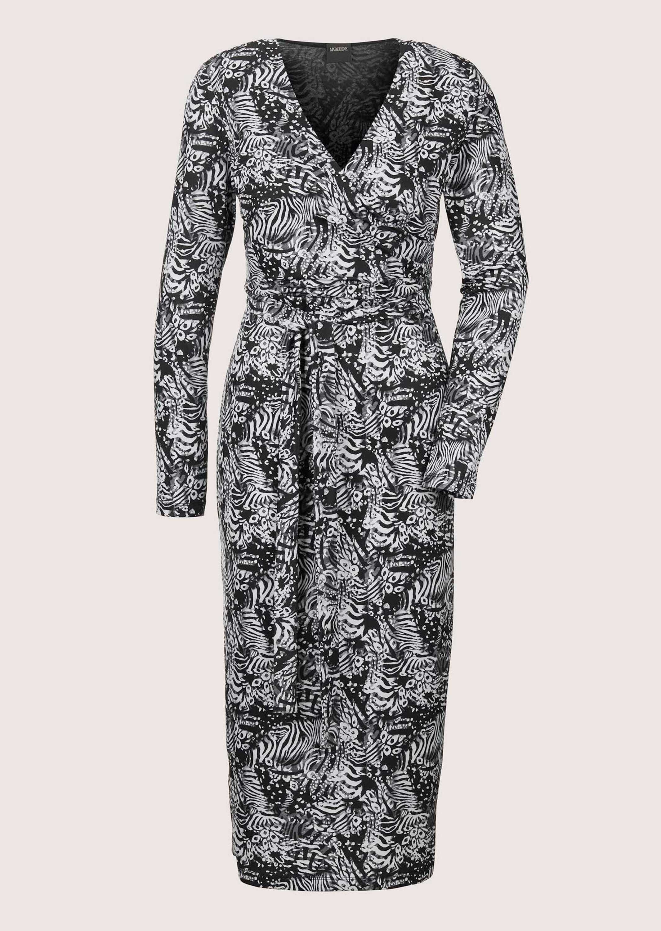 MADELEINE Midikleid "Kleid Wickelkleid mit taillierter Silhouette"