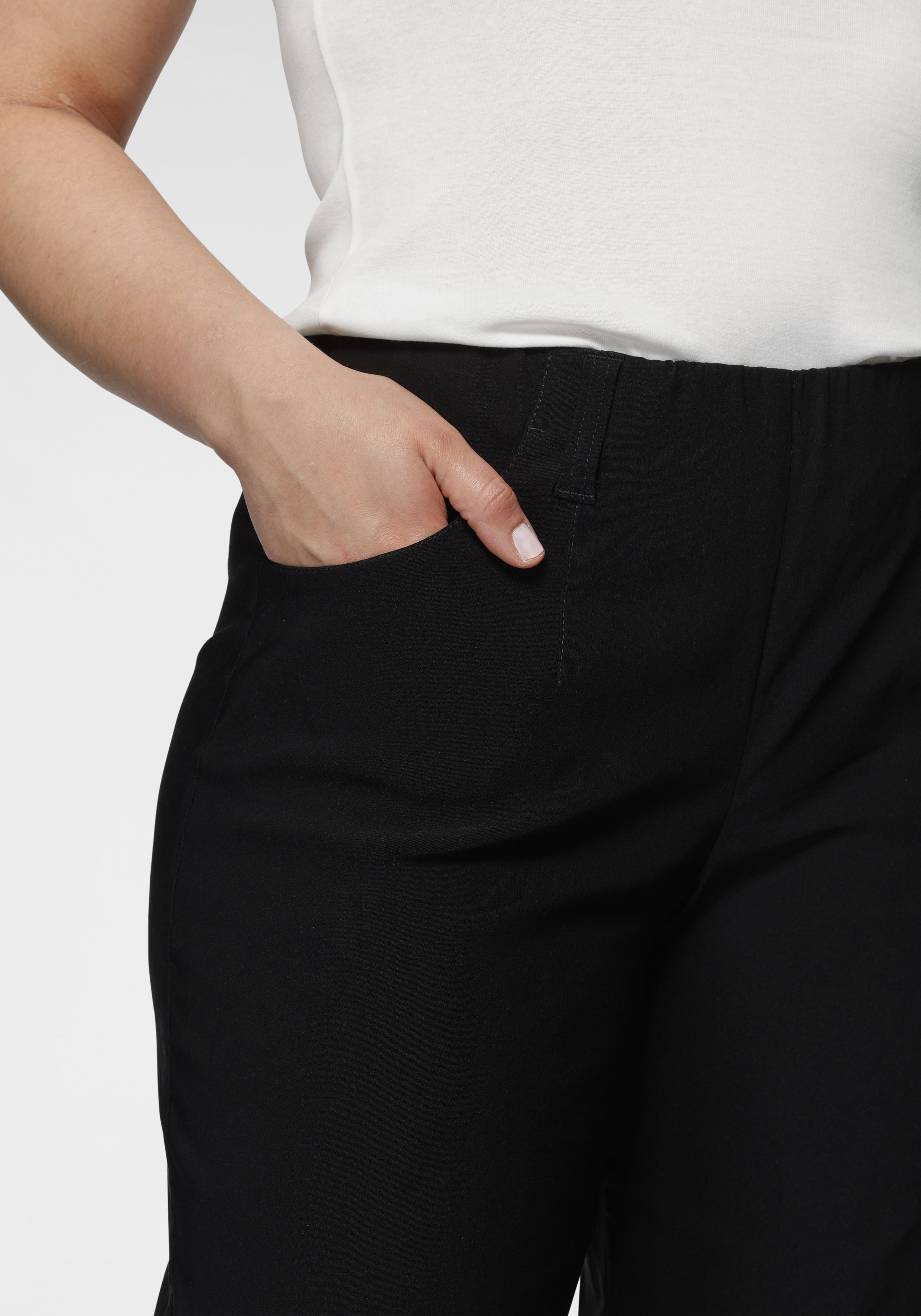 Thumbnail - KjBRAND Stoffhose "Sally Bengaline" Sommerhose mit Schlupfbund