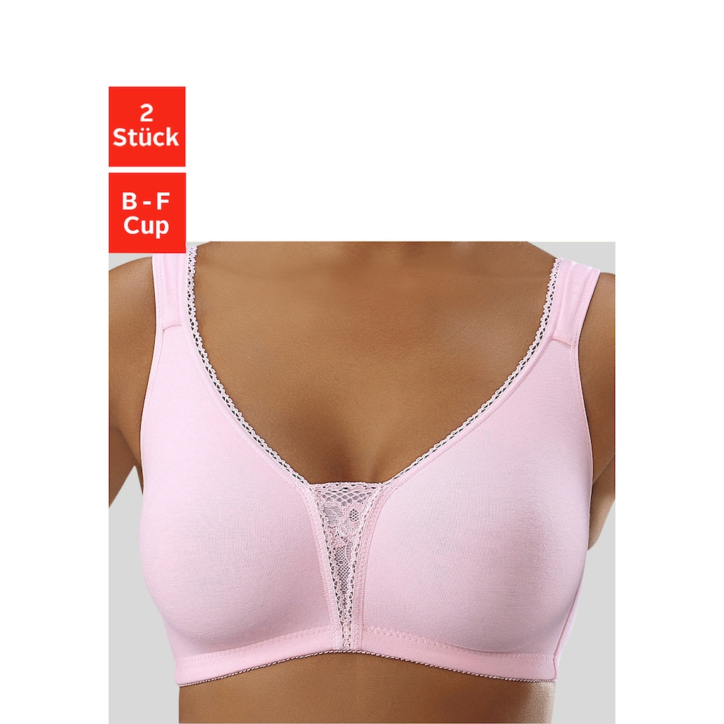 petite fleur Soft-BH, (Packung, 2 Stück)