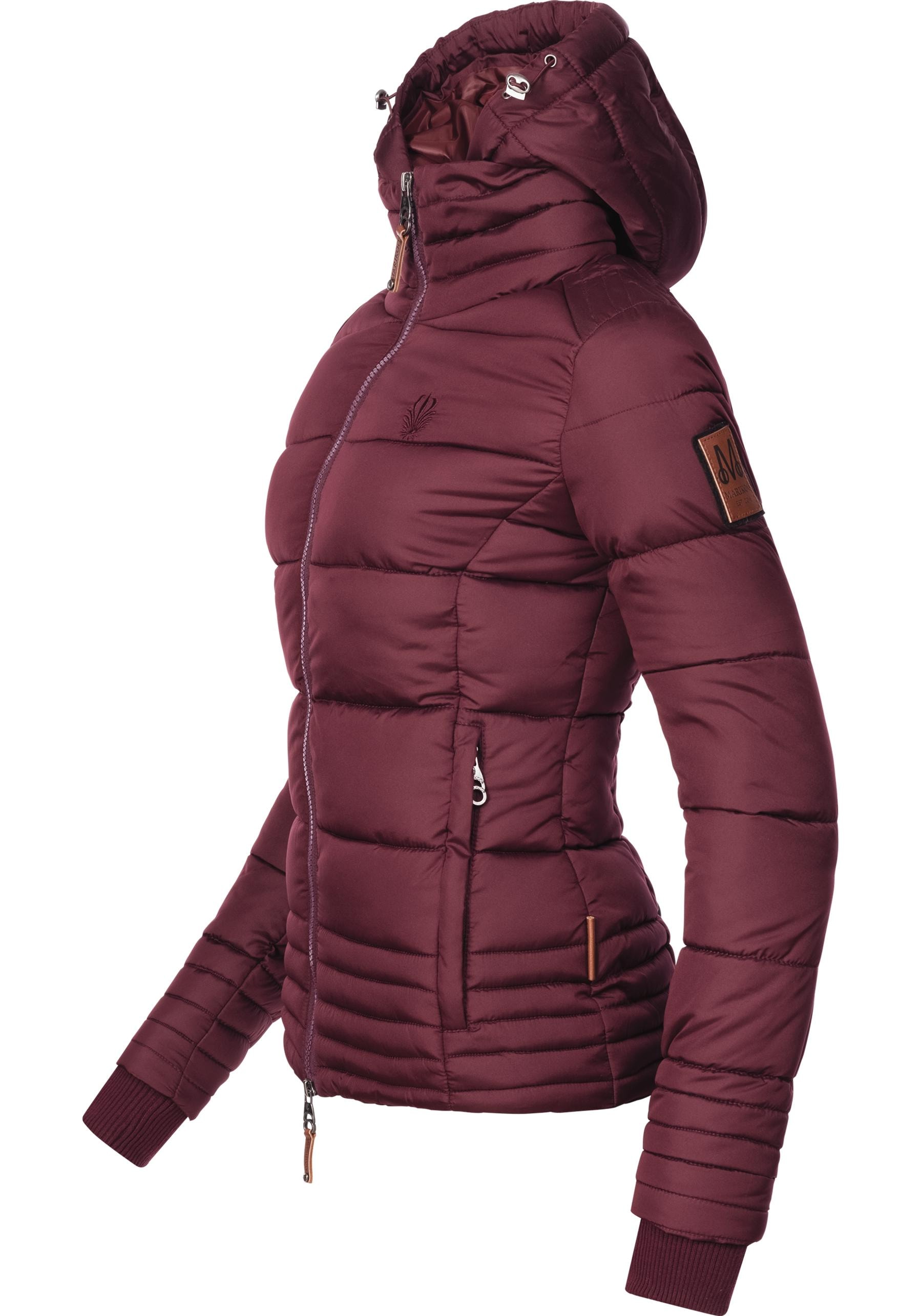 Marikoo Winterjacke "Sole", mit Kapuze, modisch taillierte Damen Steppjacke günstig online kaufen