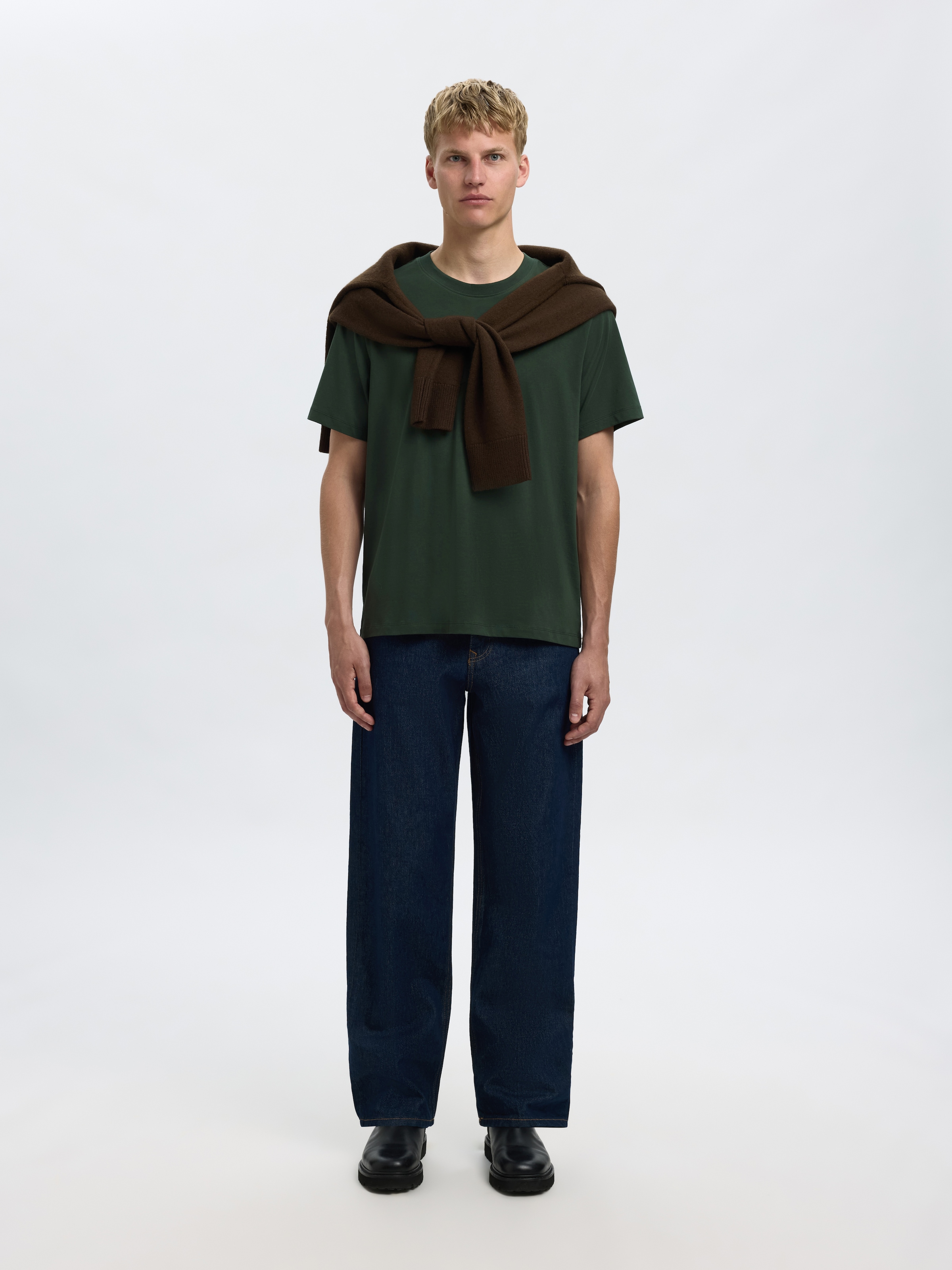 SELECTED HOMME Rundhalsshirt »SLHASPEN SS O-NECK TEE NOOS«