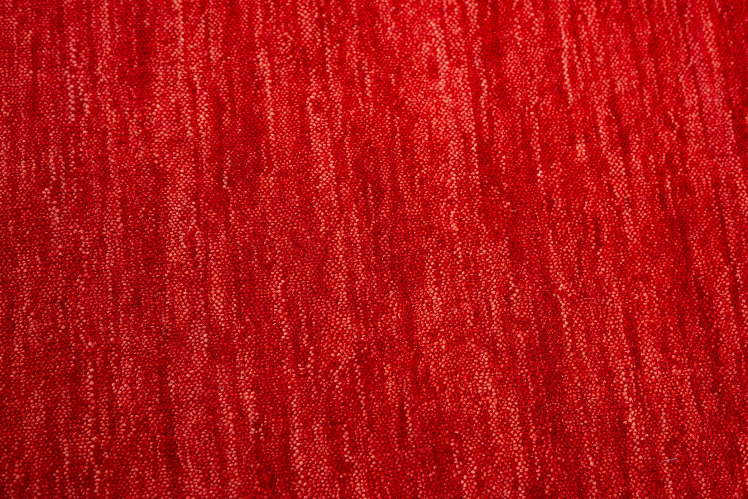 Wollteppich THEKO "Holi", rot, B:60cm H:13mm L:90cm, Schurwolle, Teppiche, Uni-Farben, leicht meliert, reine Wolle, handgewebt mit Knüpfoptik 3