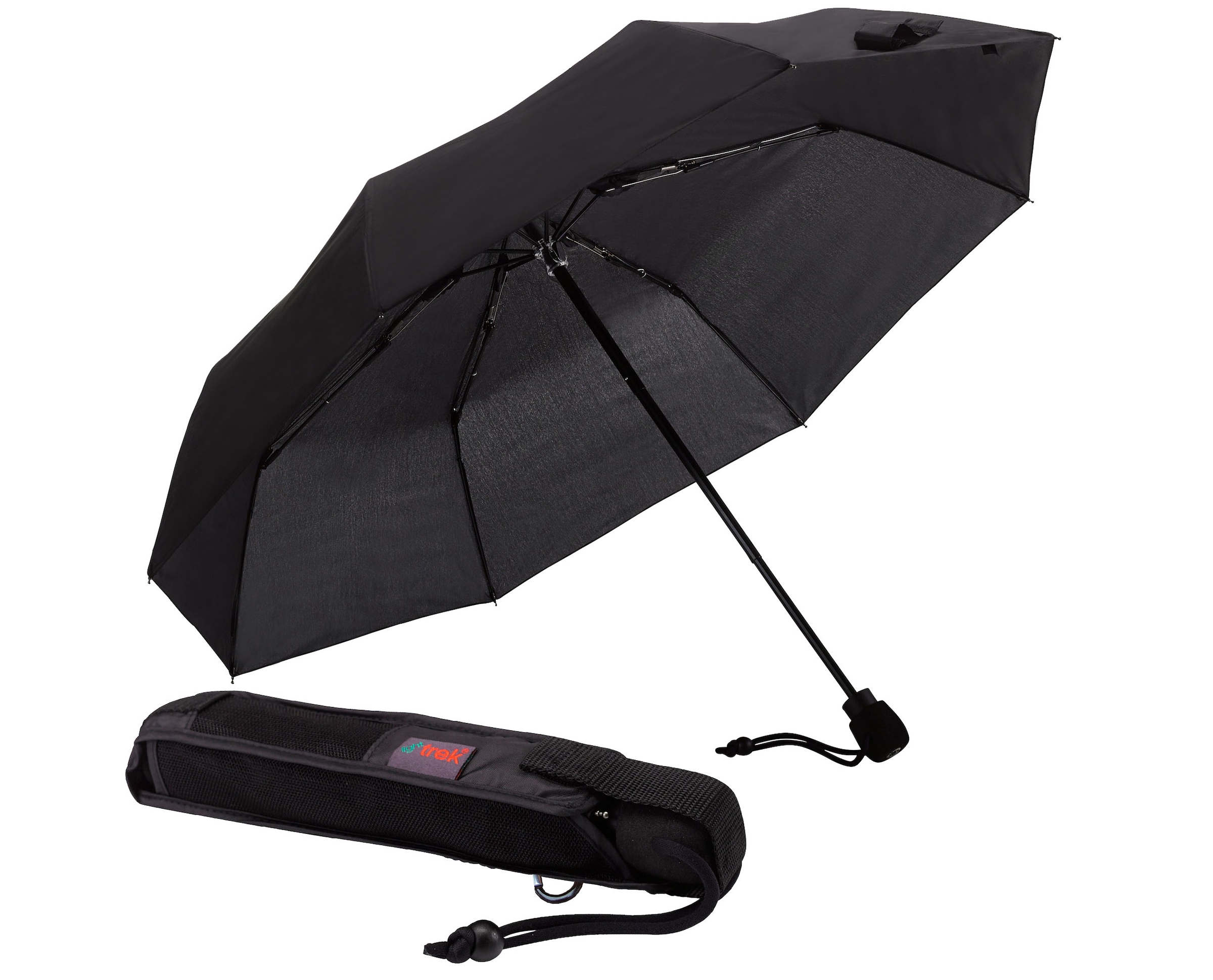 Taschenregenschirm »light trek«, kompakte Größe, mit integriertem Kompass im Griff